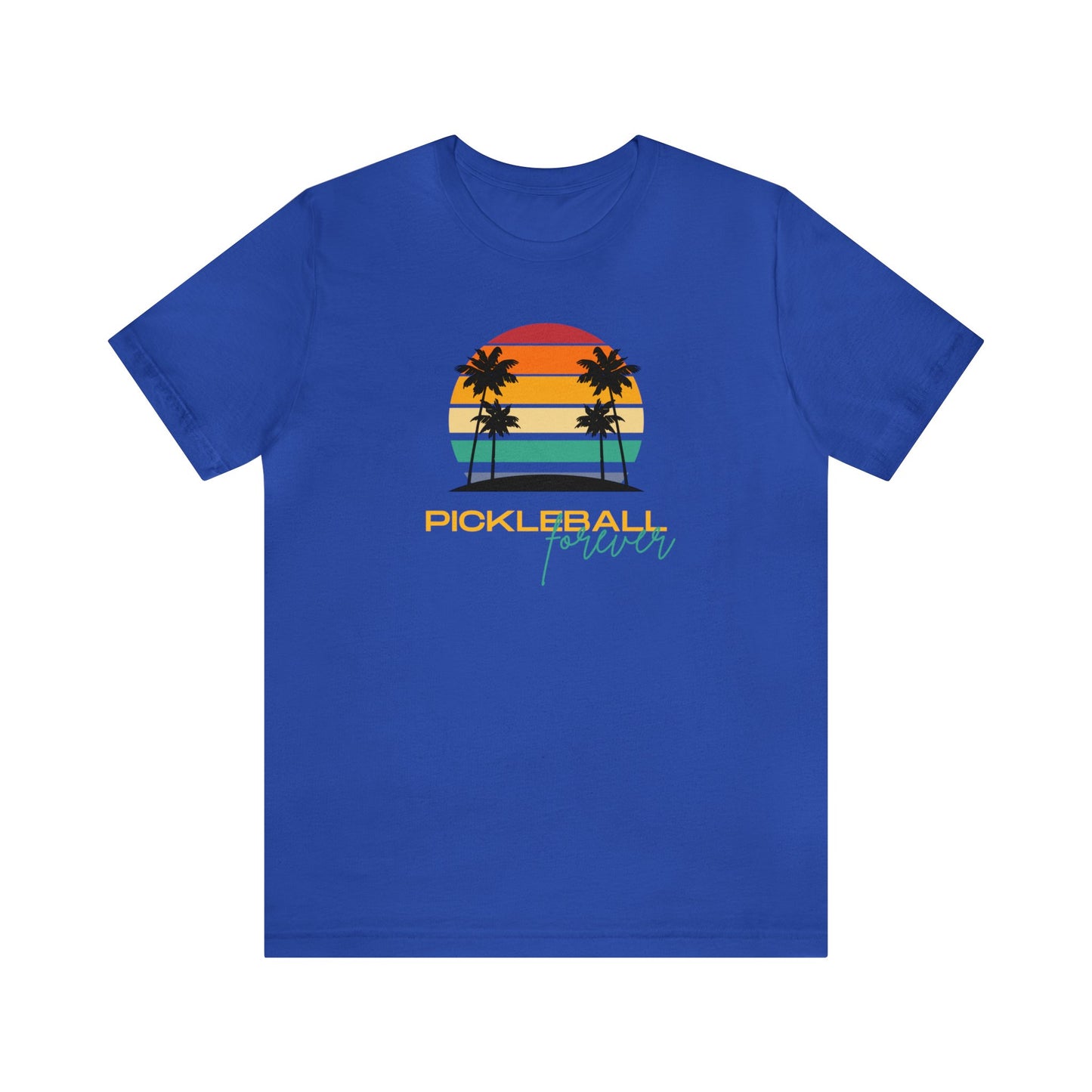 Unisex Pickleball Forever Gorgeous Premium Sunset T-Shirt