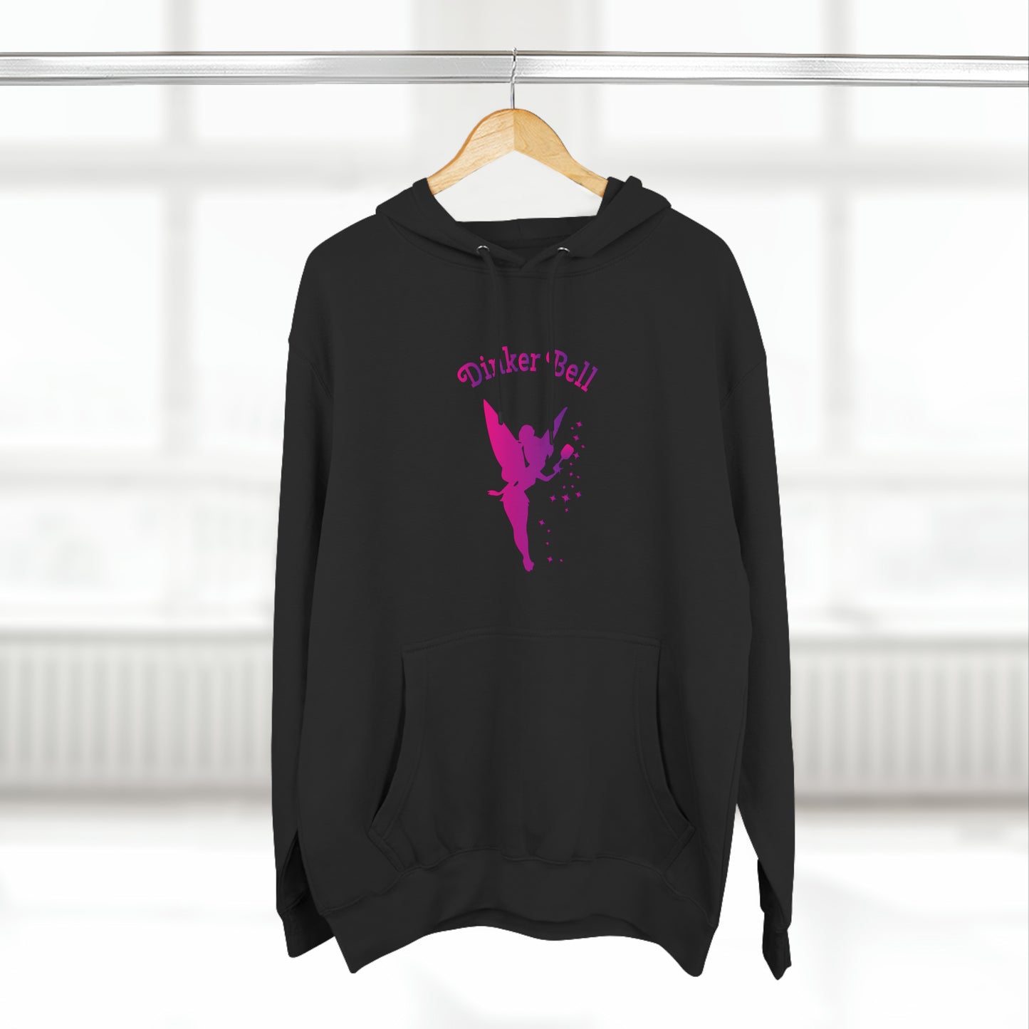 Dinker Bell Super Cute Unisex Premium Pullover Pickleball Hoodie