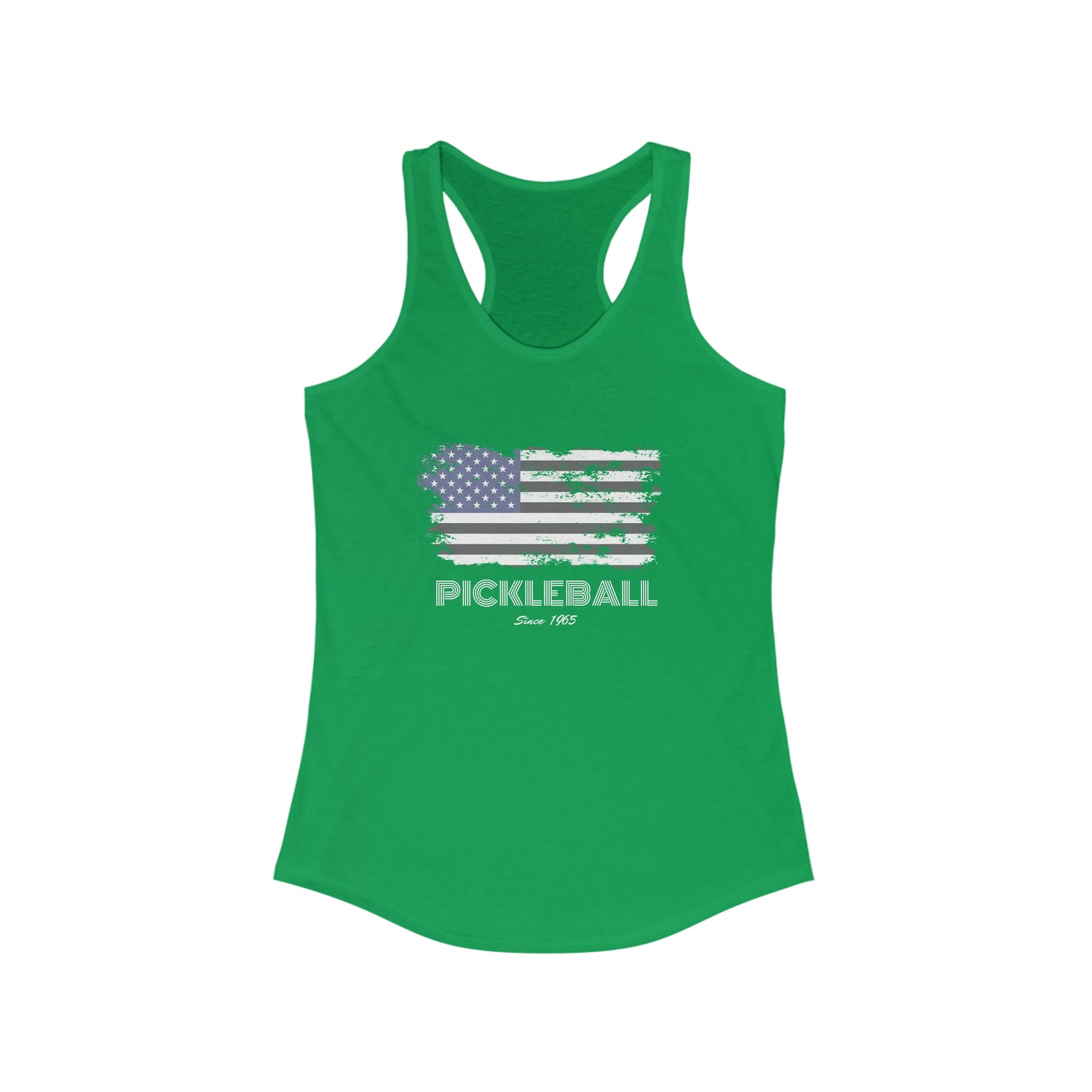 American Flag USA Pickleball Since 1965 Patriotic Pickleball Tank Top