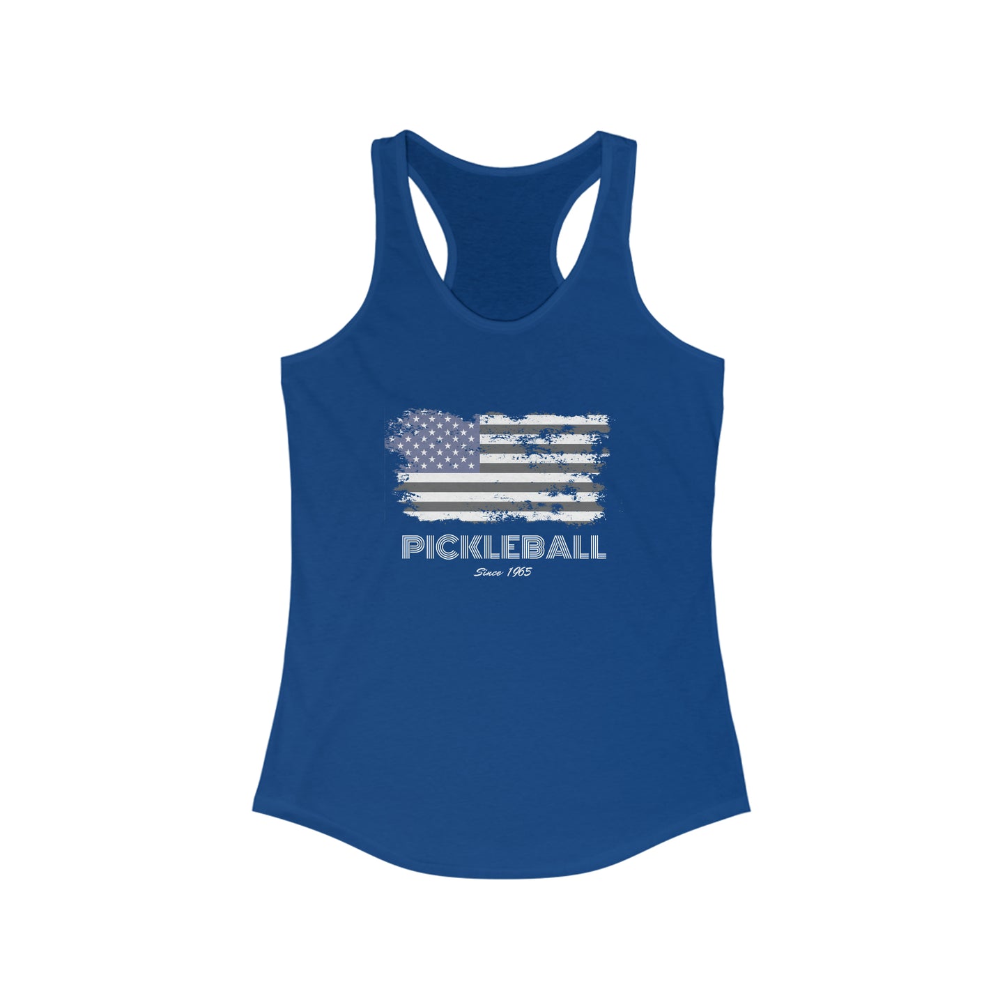 American Flag USA Pickleball Since 1965 Patriotic Pickleball Tank Top