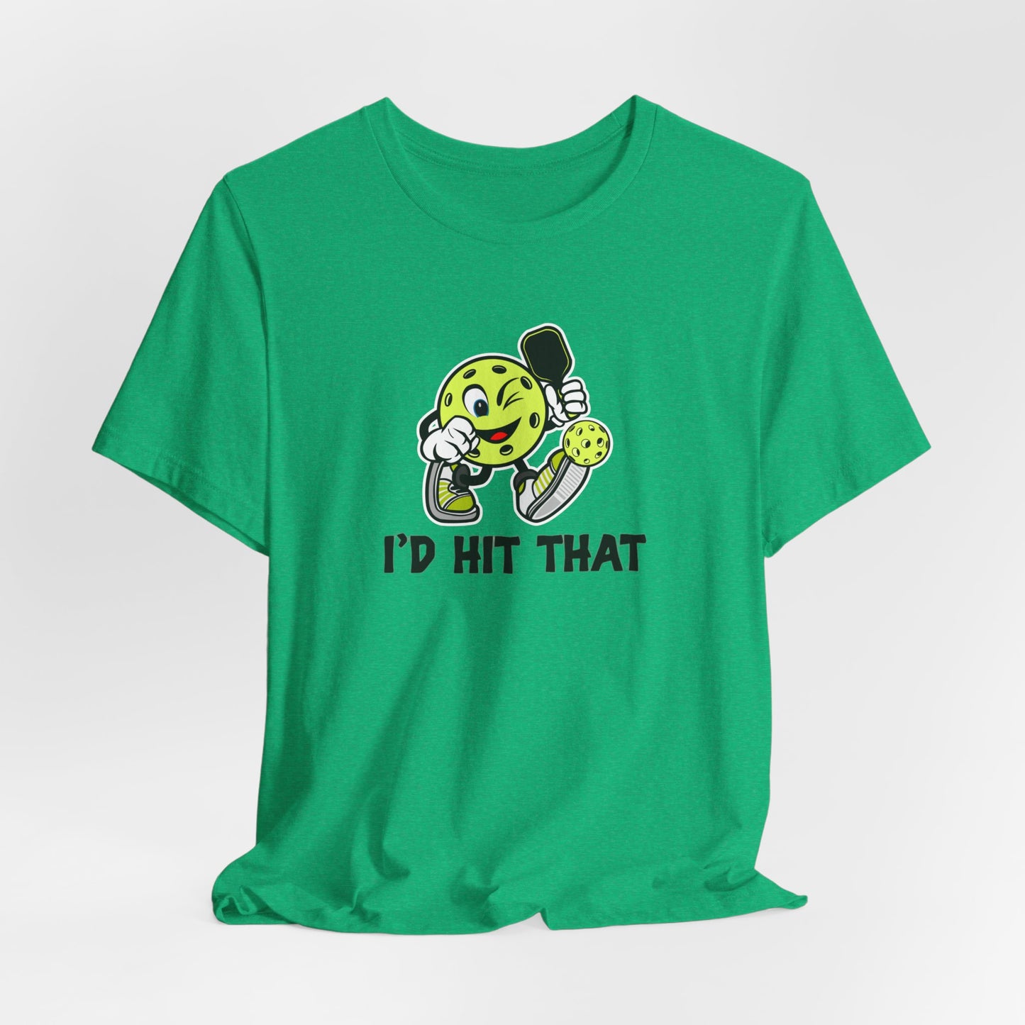 Unisex I'd Hit That Funny Pickleball Premium T-Shirt