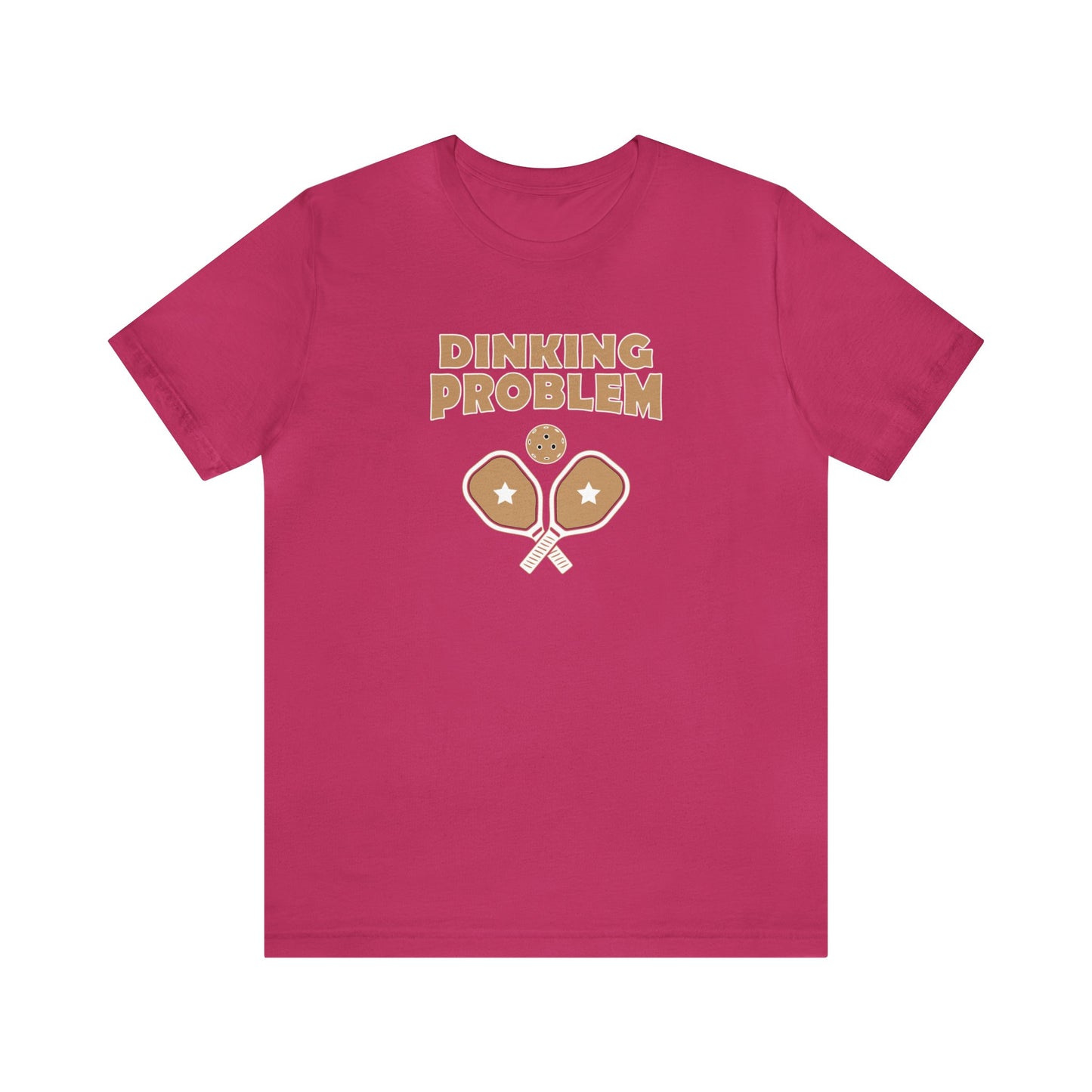 Unisex Dinking Problem Funny Premium Pickleball T-Shirt