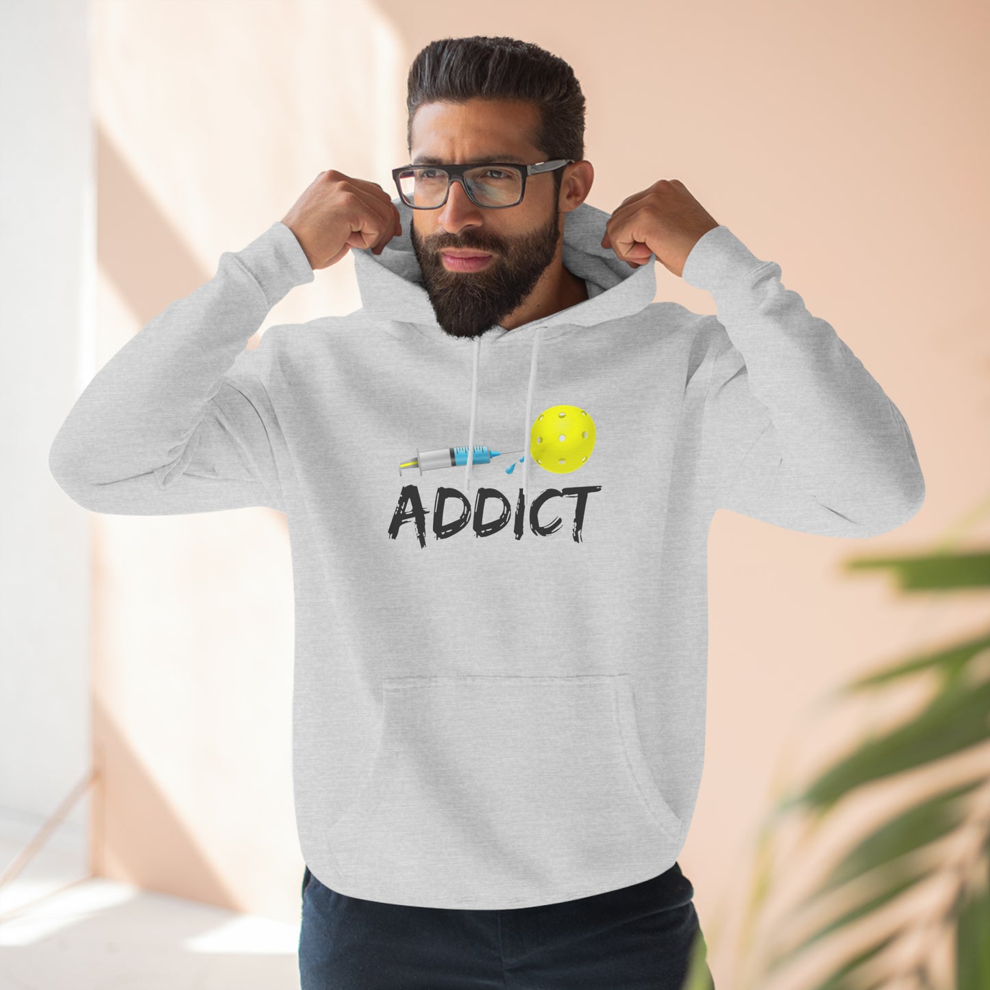 Pickleball Addict Unisex Premium Pullover Hoodie | Addicted