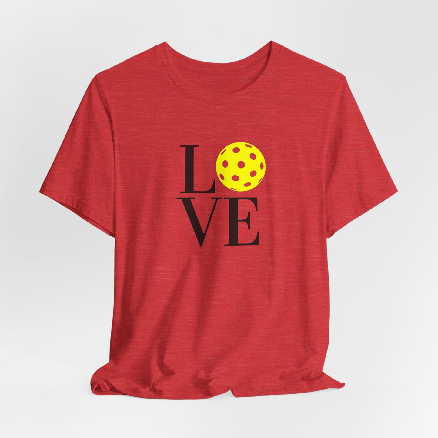 Unisex LOVE Pickleball Design Super Cute Premium T-Shirt