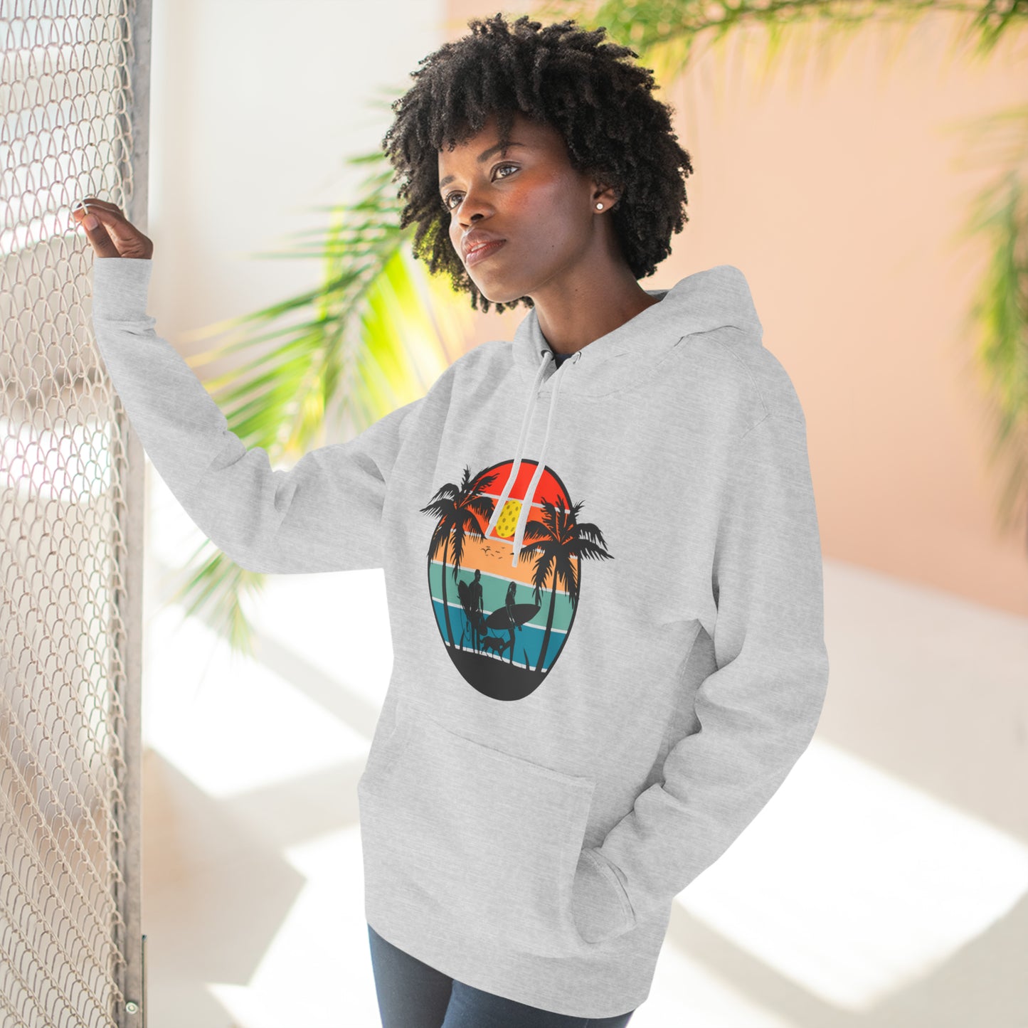 Pickleball Life Lifestyle Gorgeous Unisex Premium Pullover Hoodie