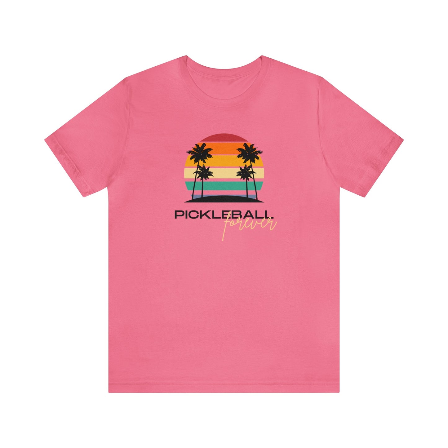 Unisex Pickleball Forever Gorgeous Premium Sunset T-Shirt