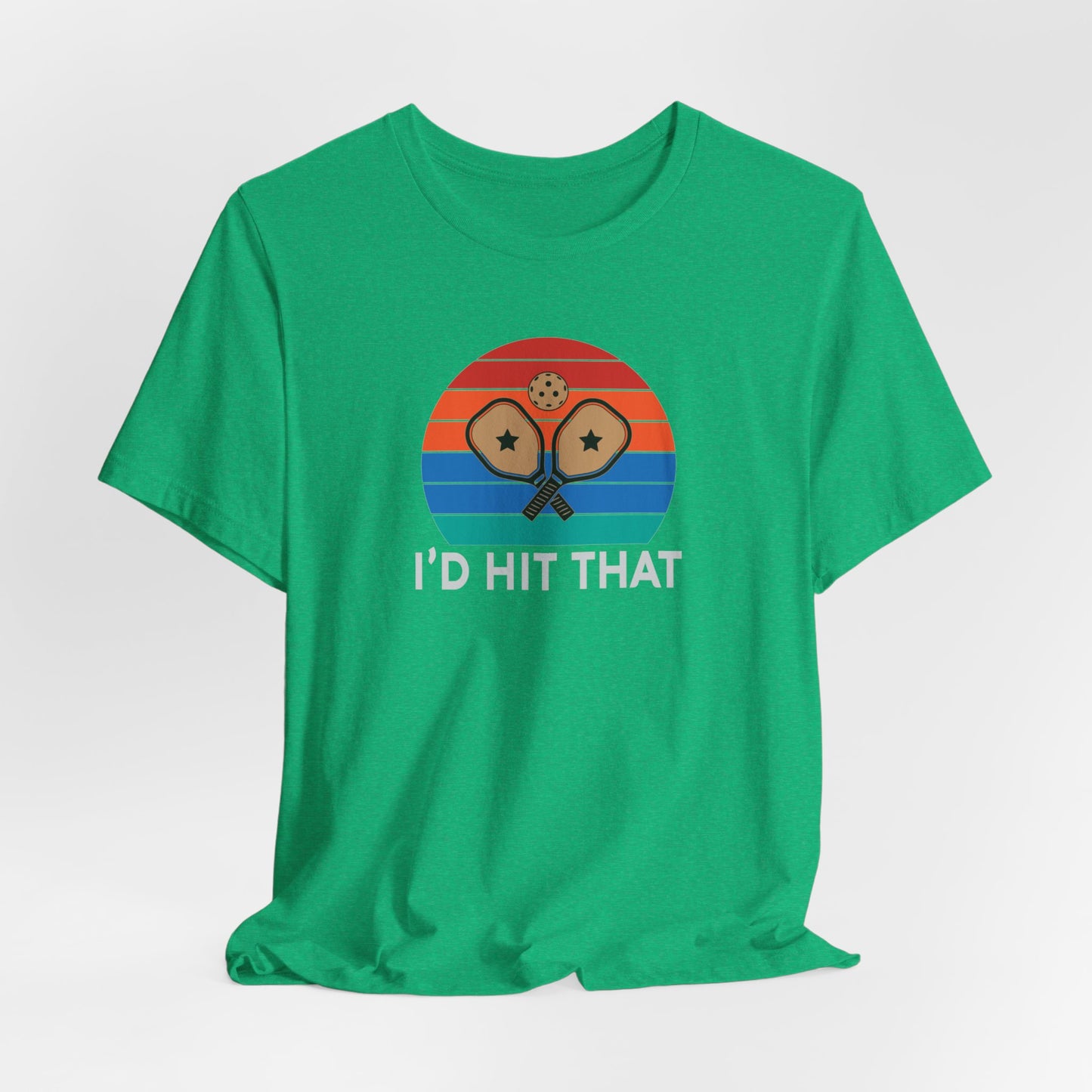 Unisex I'd Hit That Funny Premium Pickleball T-Shirt