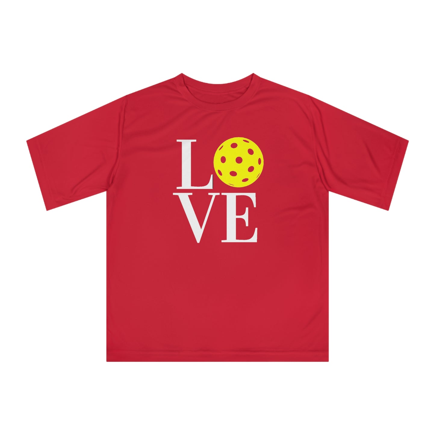 LOVE Pickleball Super Cute Unisex Performance T-shirt