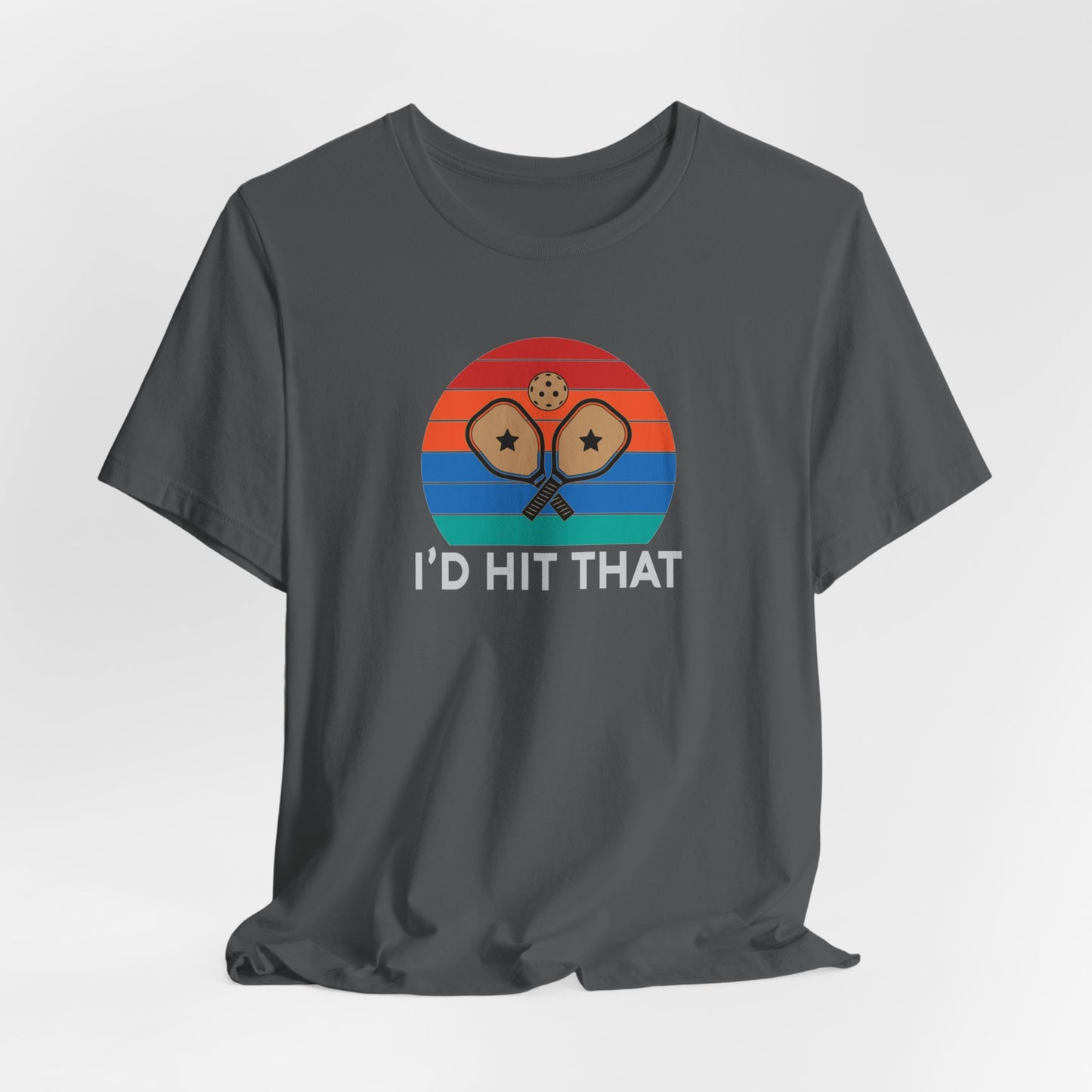 Unisex I'd Hit That Funny Premium Pickleball T-Shirt