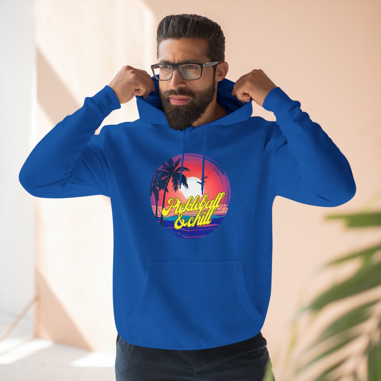 Pickleball & Chill Unisex Premium Pullover Hoodie
