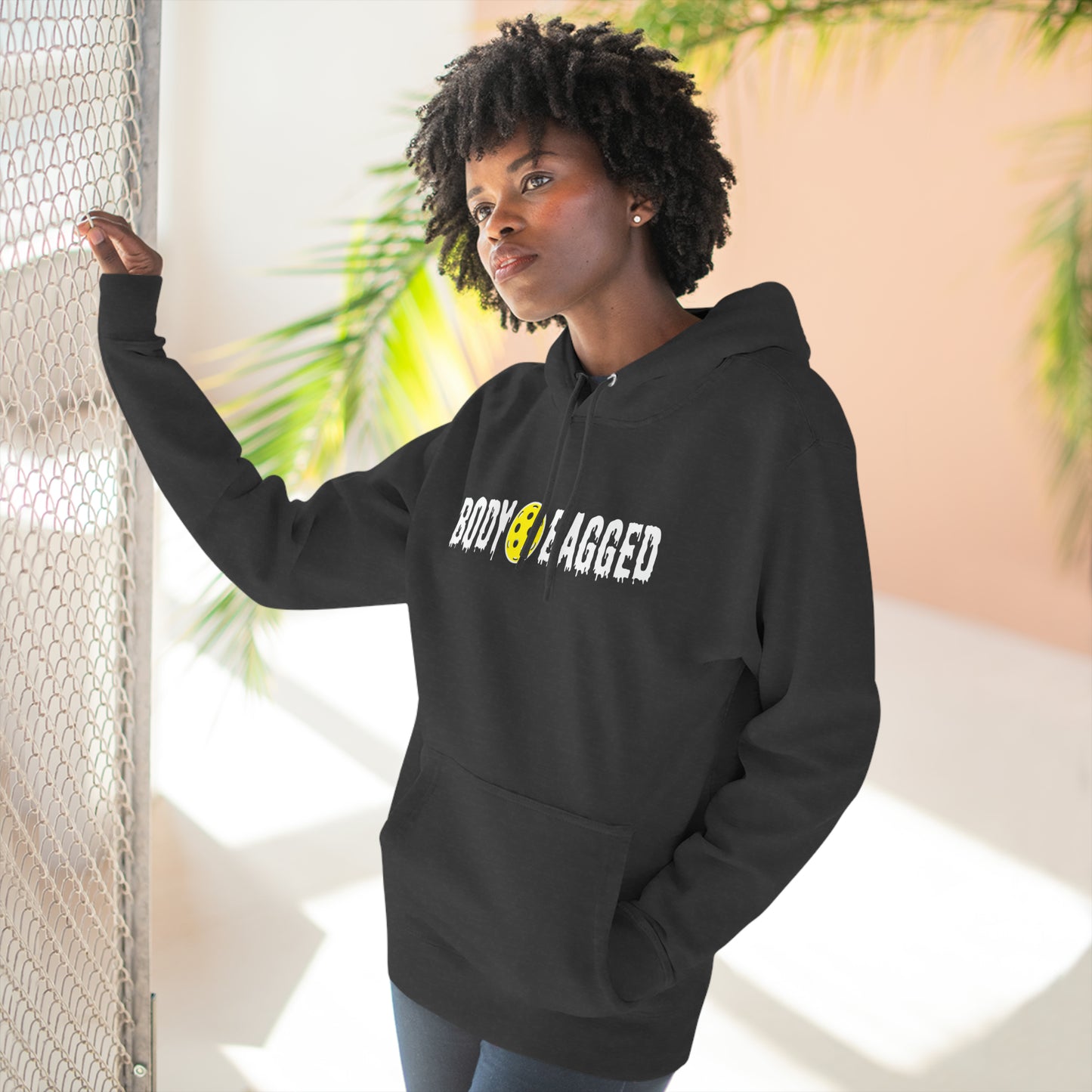 Body Bagged Pickleball Premium Unisex Pullover Hoodie