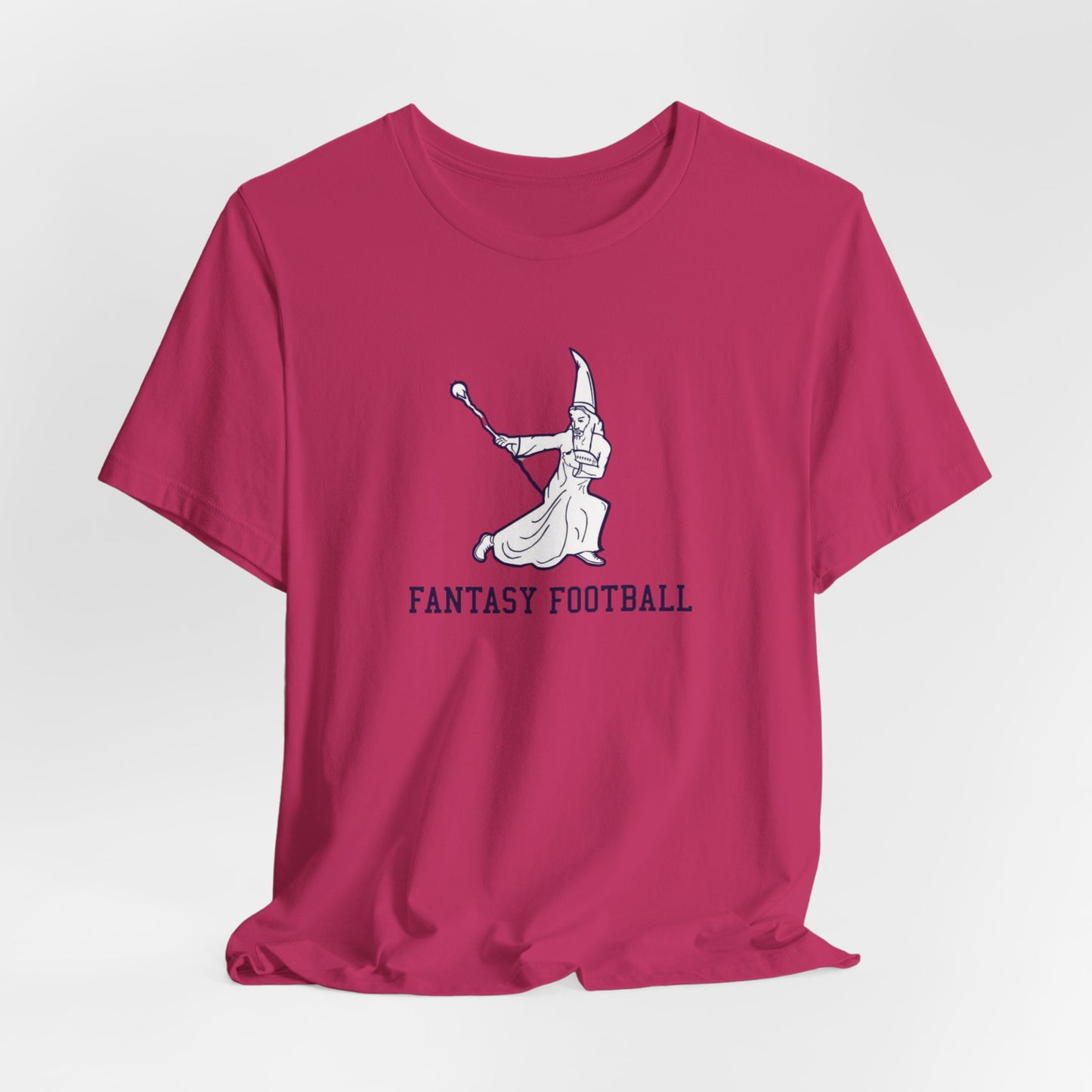 Fantasy Football Wizard Funny Unisex Premium T-Shirt