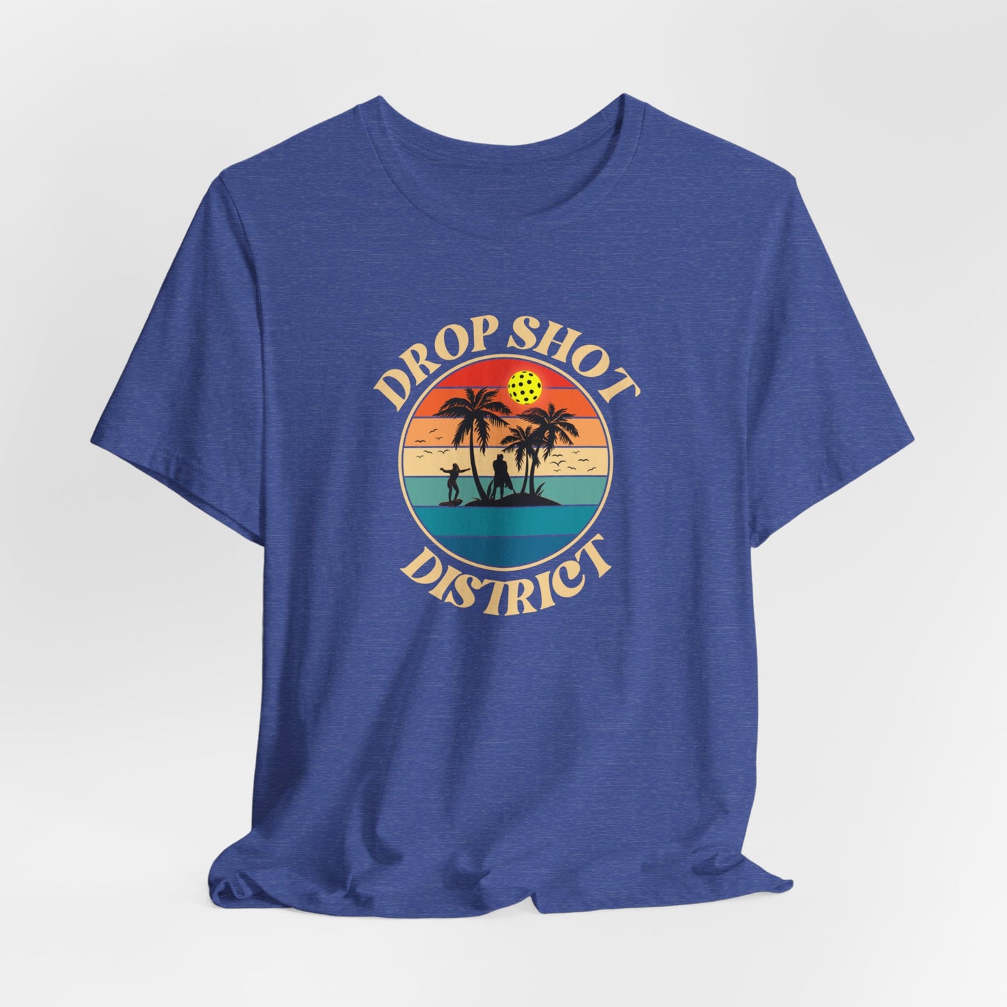 Unisex Drop Shot District Logo Premium Pickleball T-Shirt