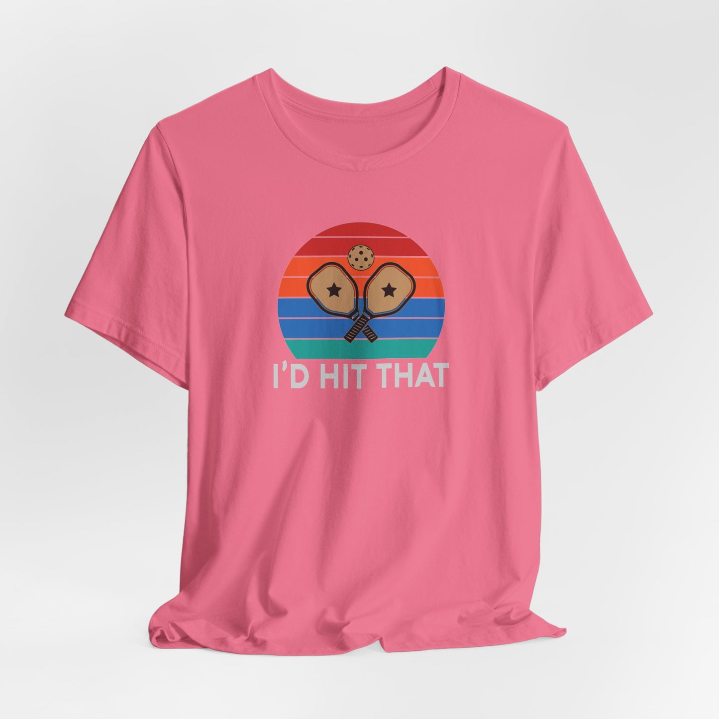 Unisex I'd Hit That Funny Premium Pickleball T-Shirt