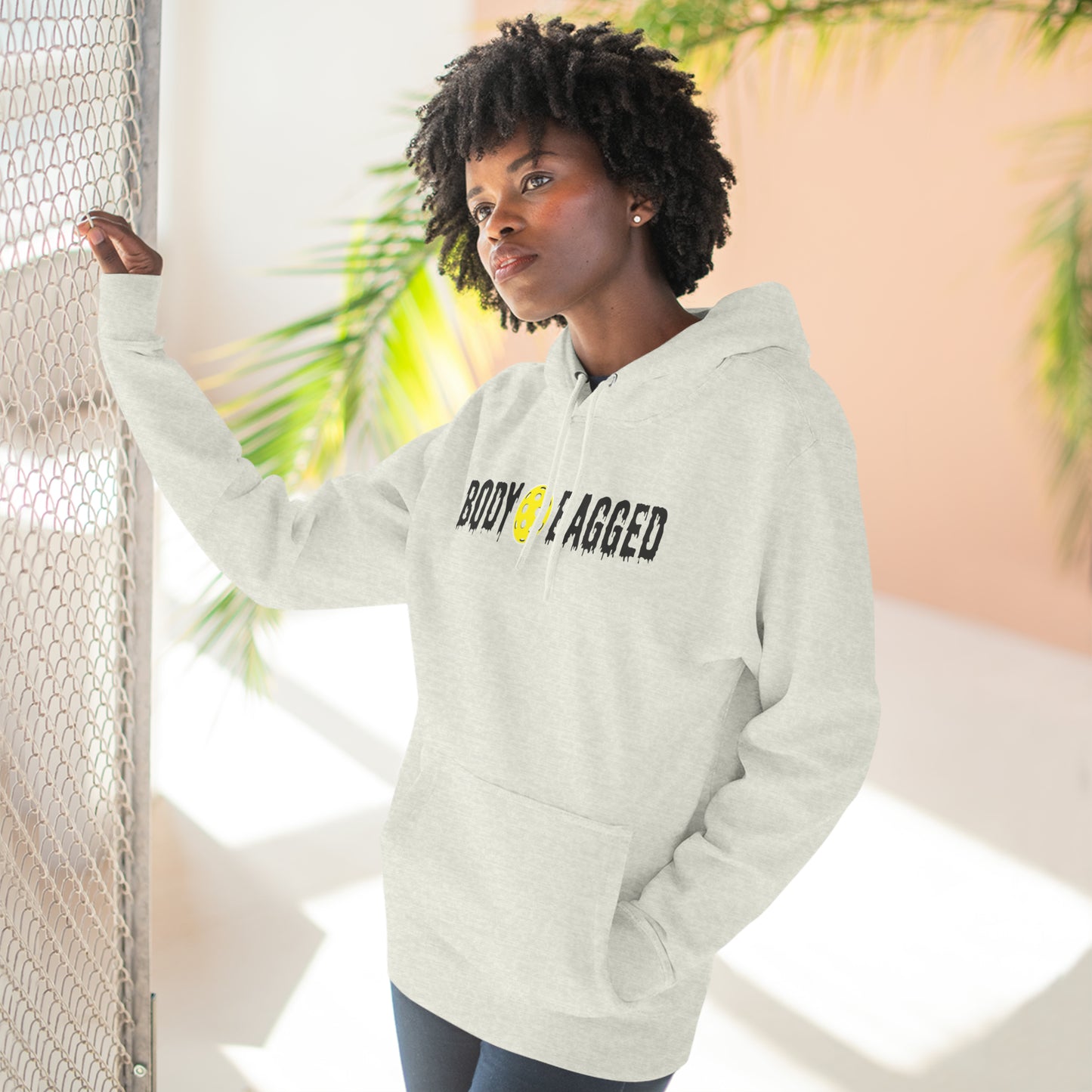 Body Bagged Pickleball Premium Unisex Pullover Hoodie