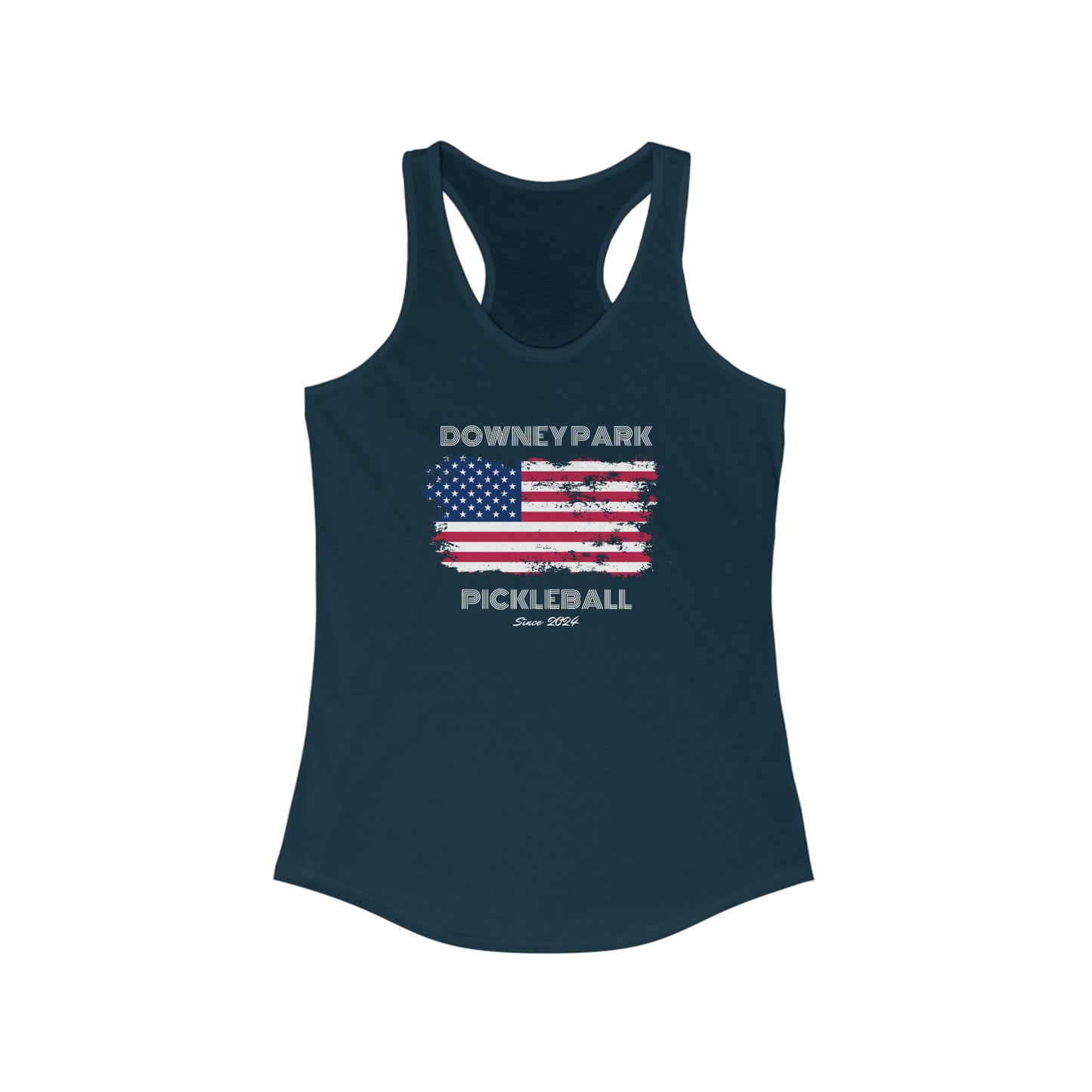 Downey Park Pickleball Since 2024 Racerback Tank