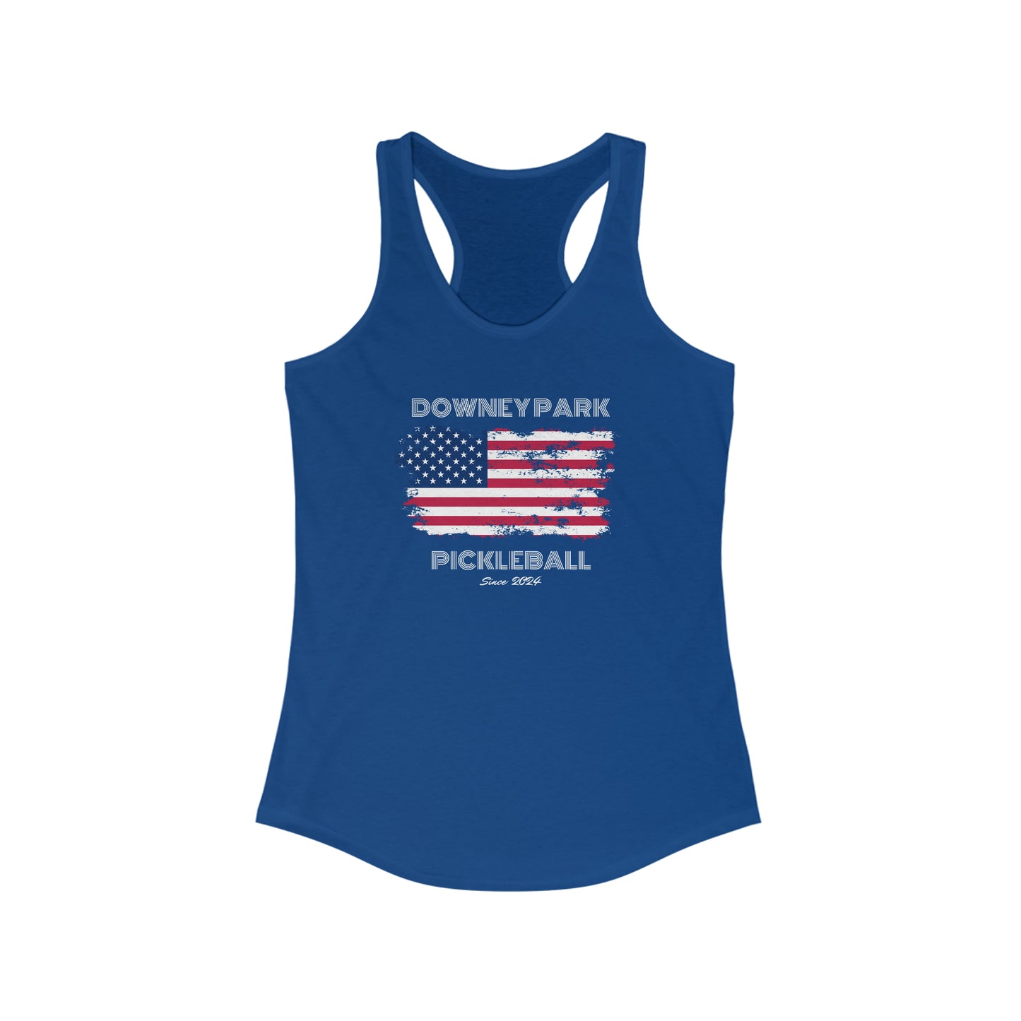 Downey Park Pickleball Since 2024 Racerback Tank