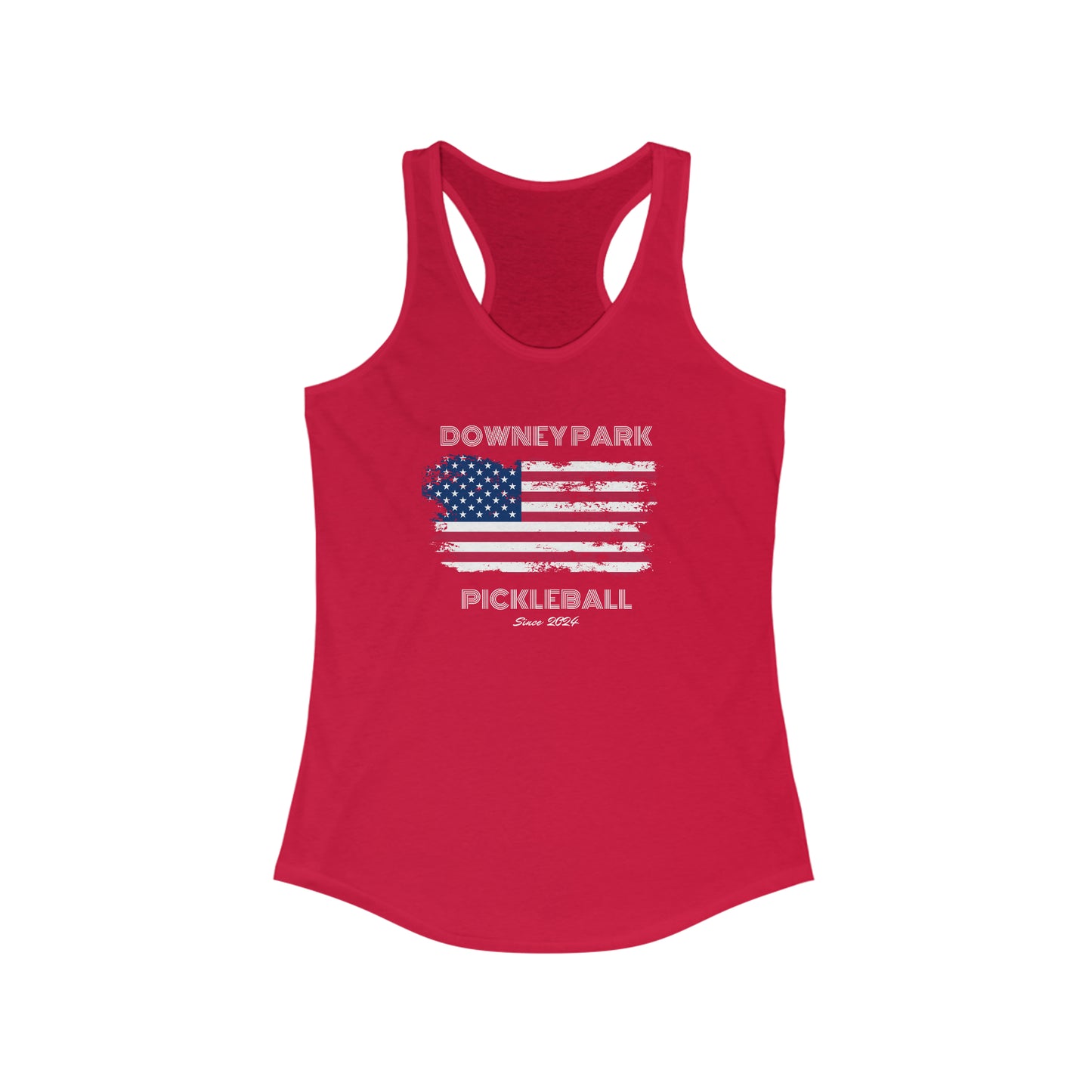 Downey Park Pickleball Since 2024 Racerback Tank
