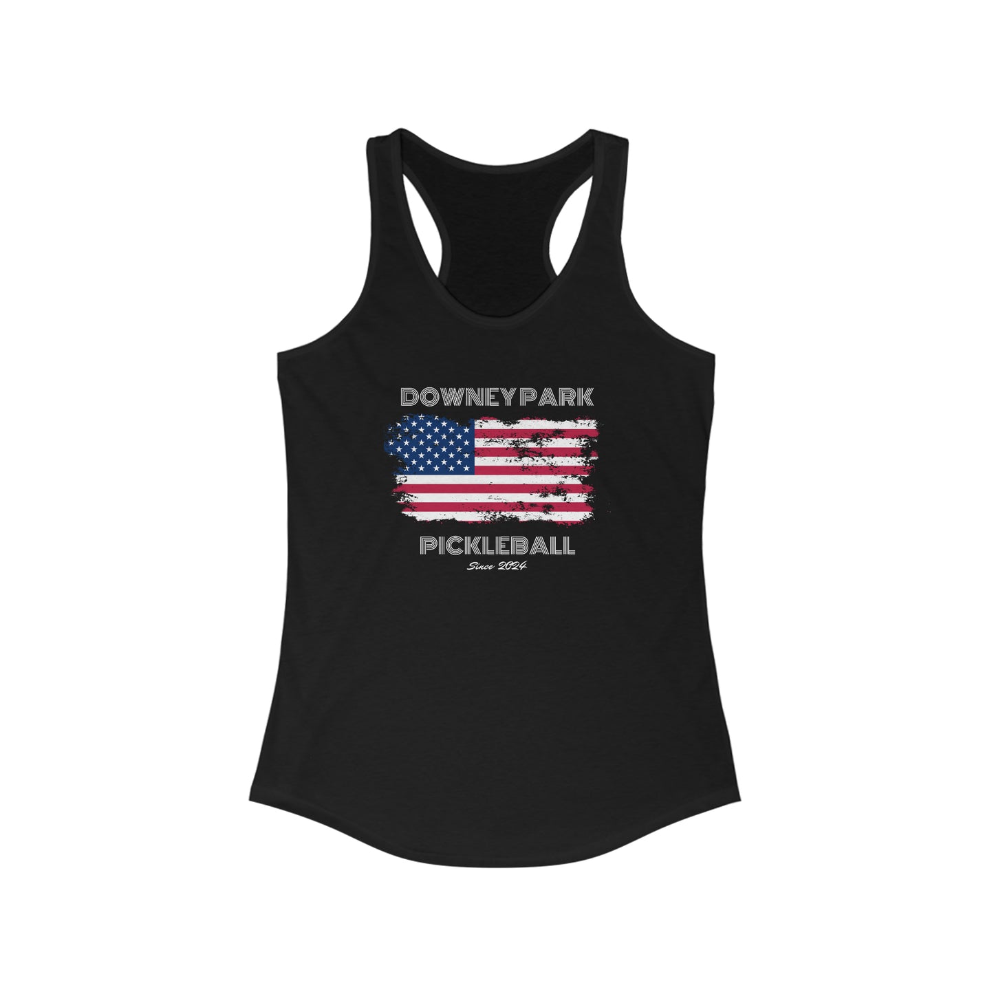 Downey Park Pickleball Since 2024 Racerback Tank