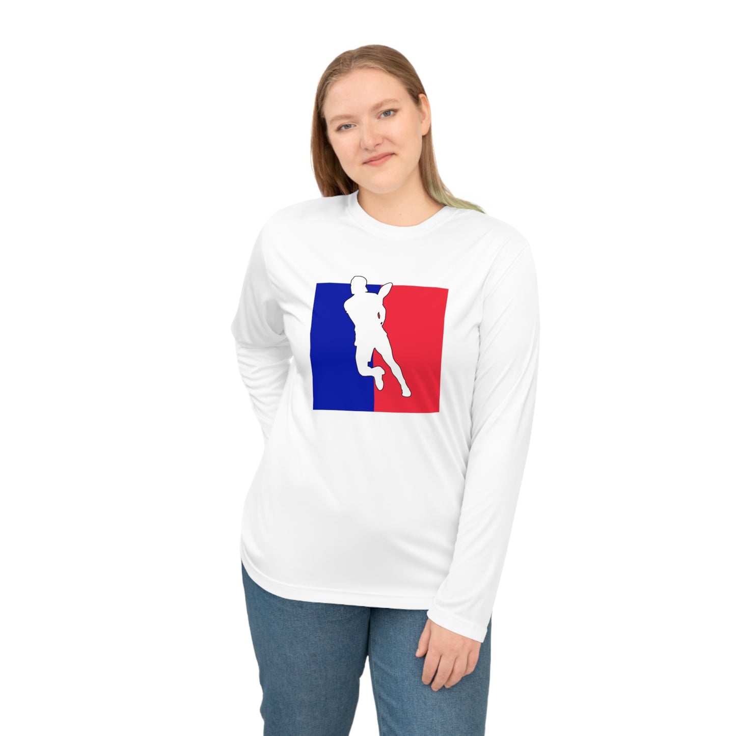 Unisex Pickleball Player Logo Performance Long Sleeve Shirt