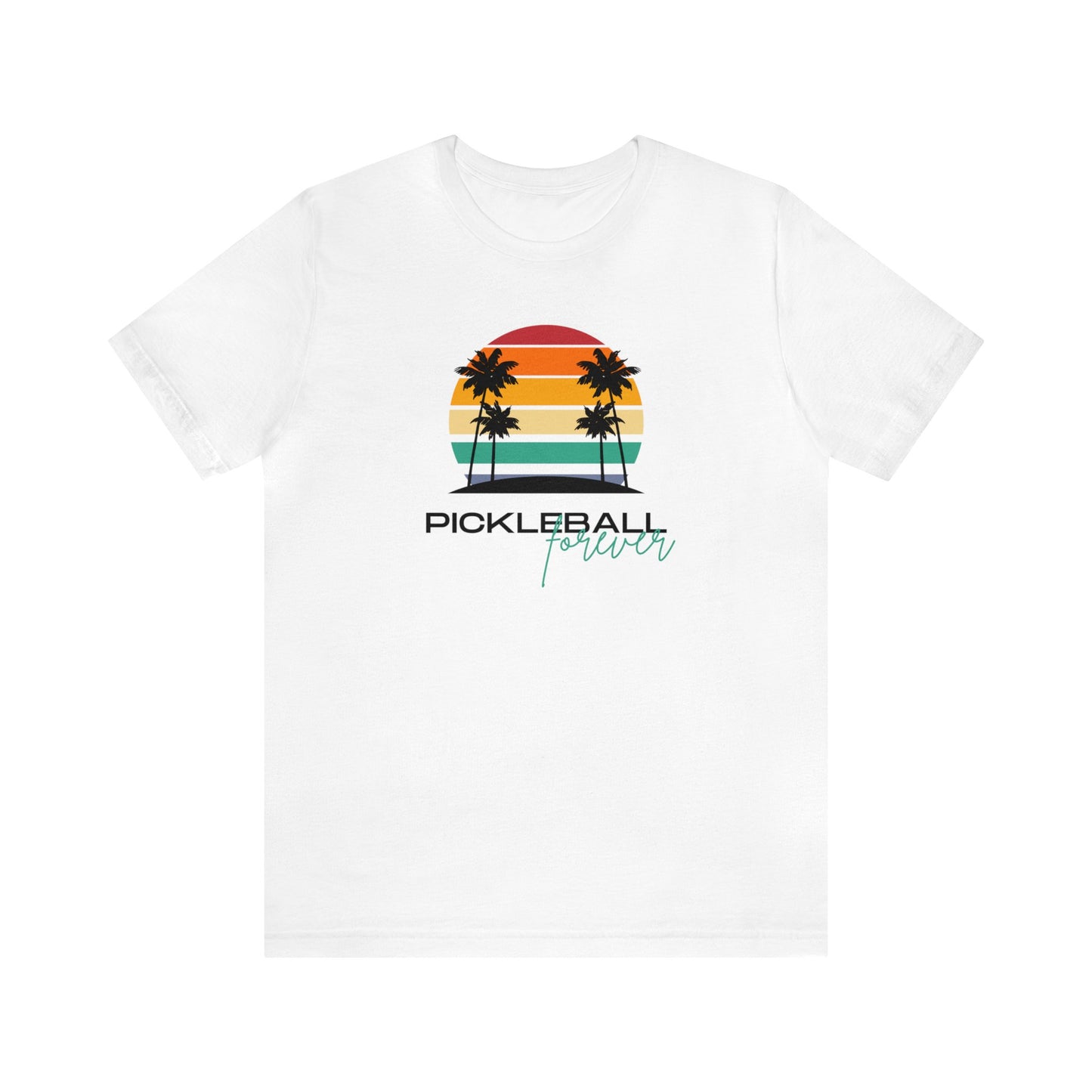 Unisex Pickleball Forever Gorgeous Premium Sunset T-Shirt