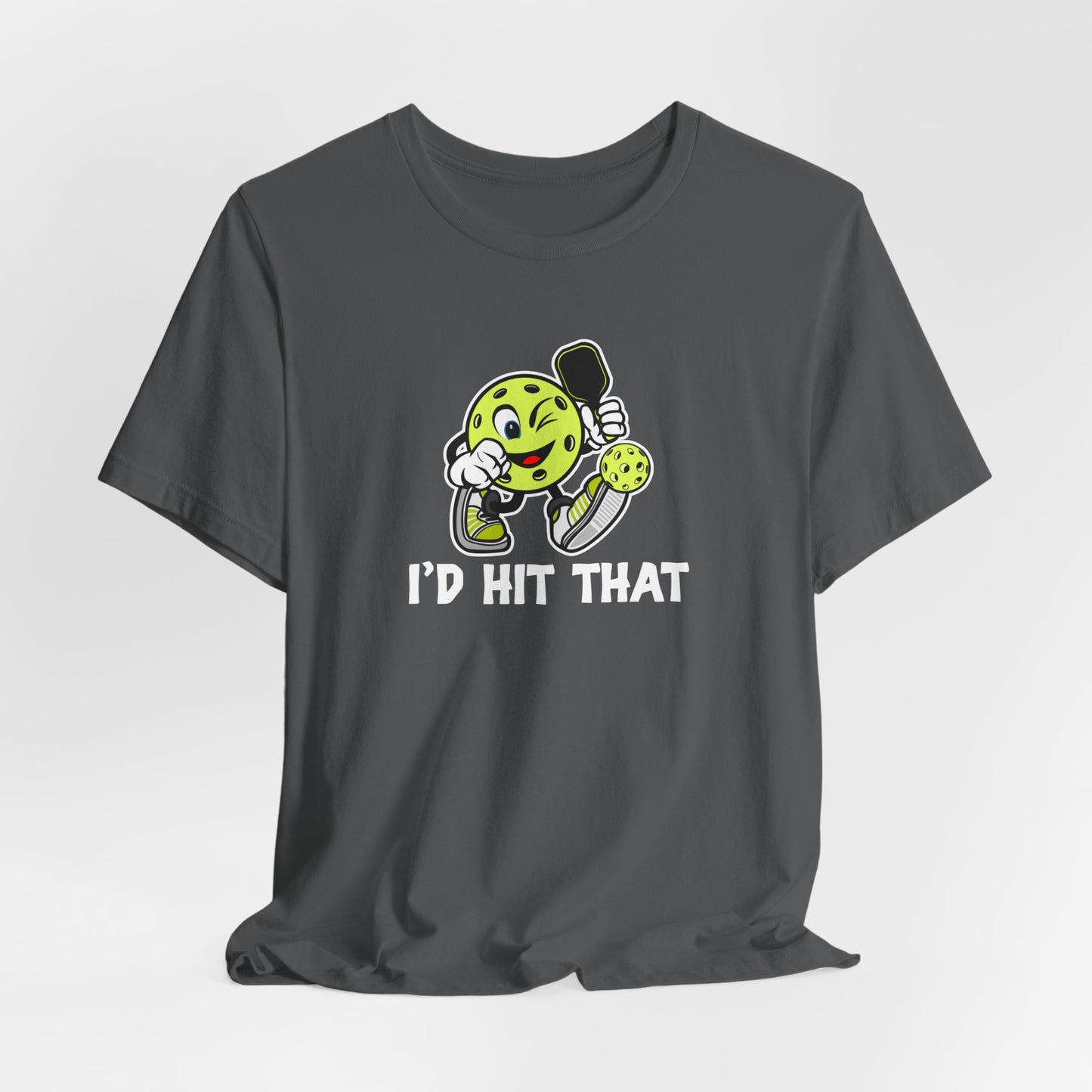 Unisex I'd Hit That Funny Pickleball Premium T-Shirt