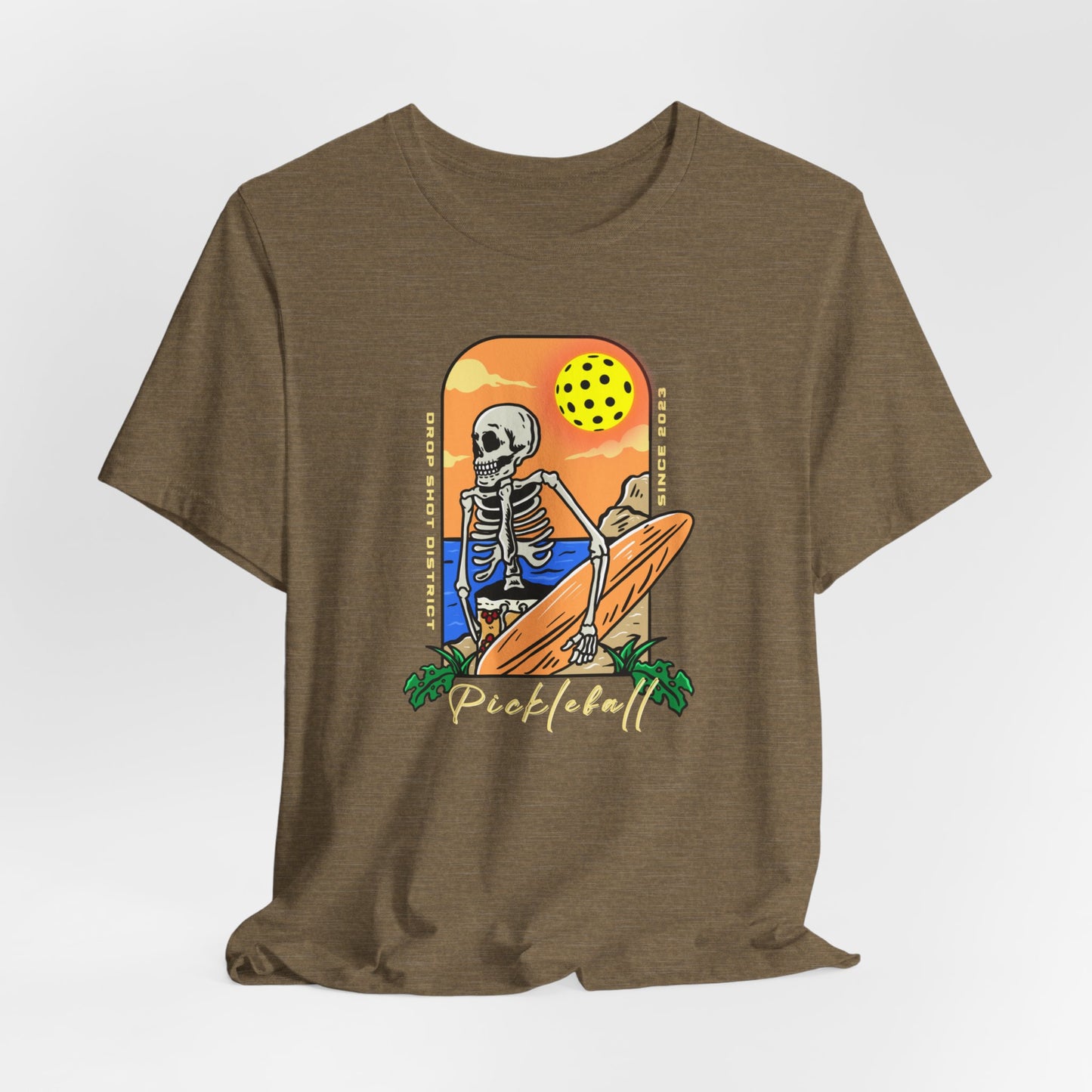 Unisex Pickleball Skeleton Premium T-Shirt