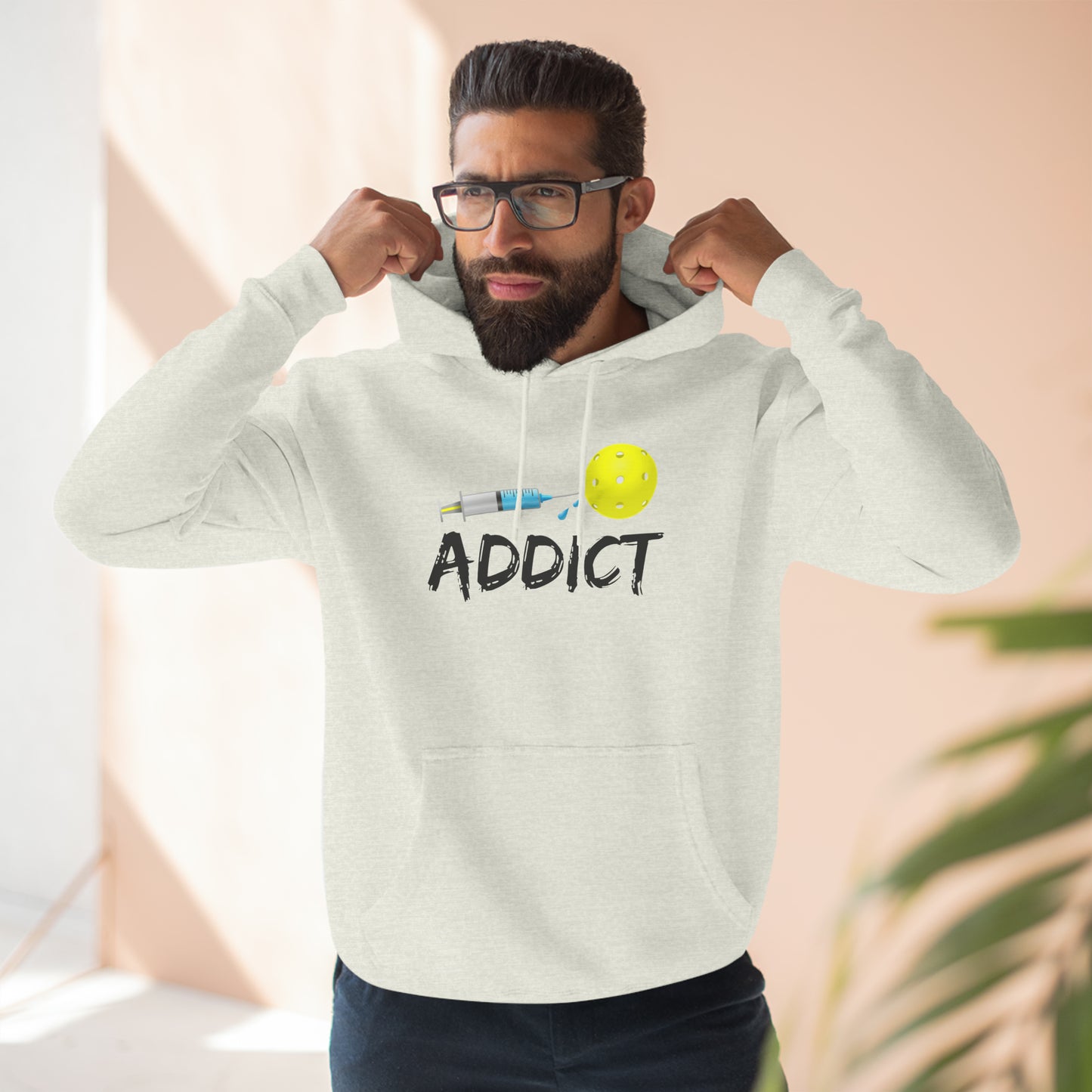 Pickleball Addict Unisex Premium Pullover Hoodie | Addicted
