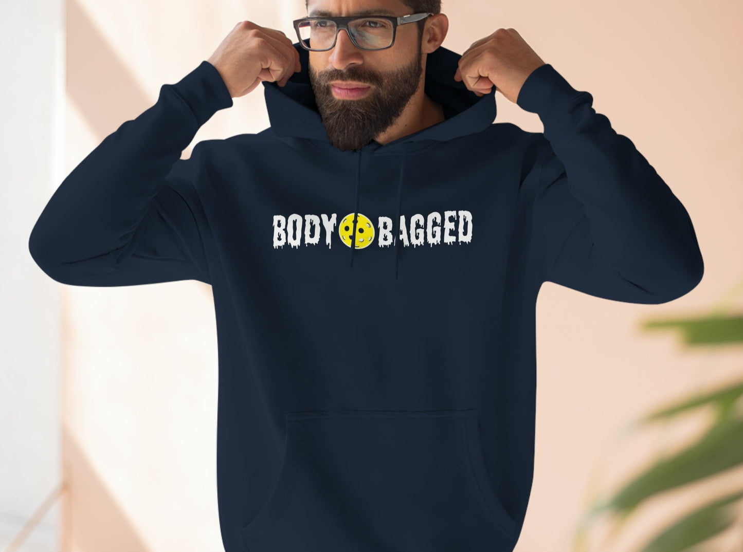 Sharp Unisex Body Bagged Pickleball Premium Pickleball Pullover Hoodie