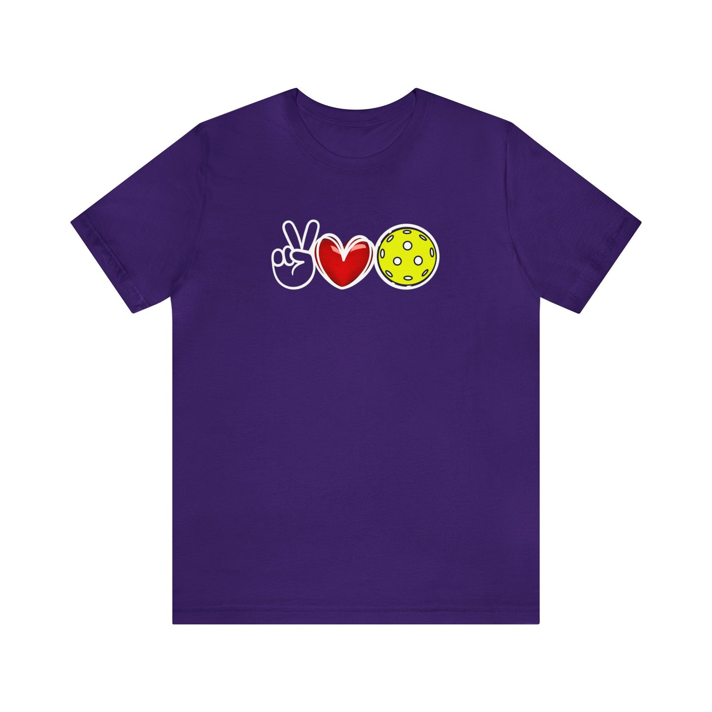 Peace, Love, Pickleball Super Cute Unisex Premium T-Shirt