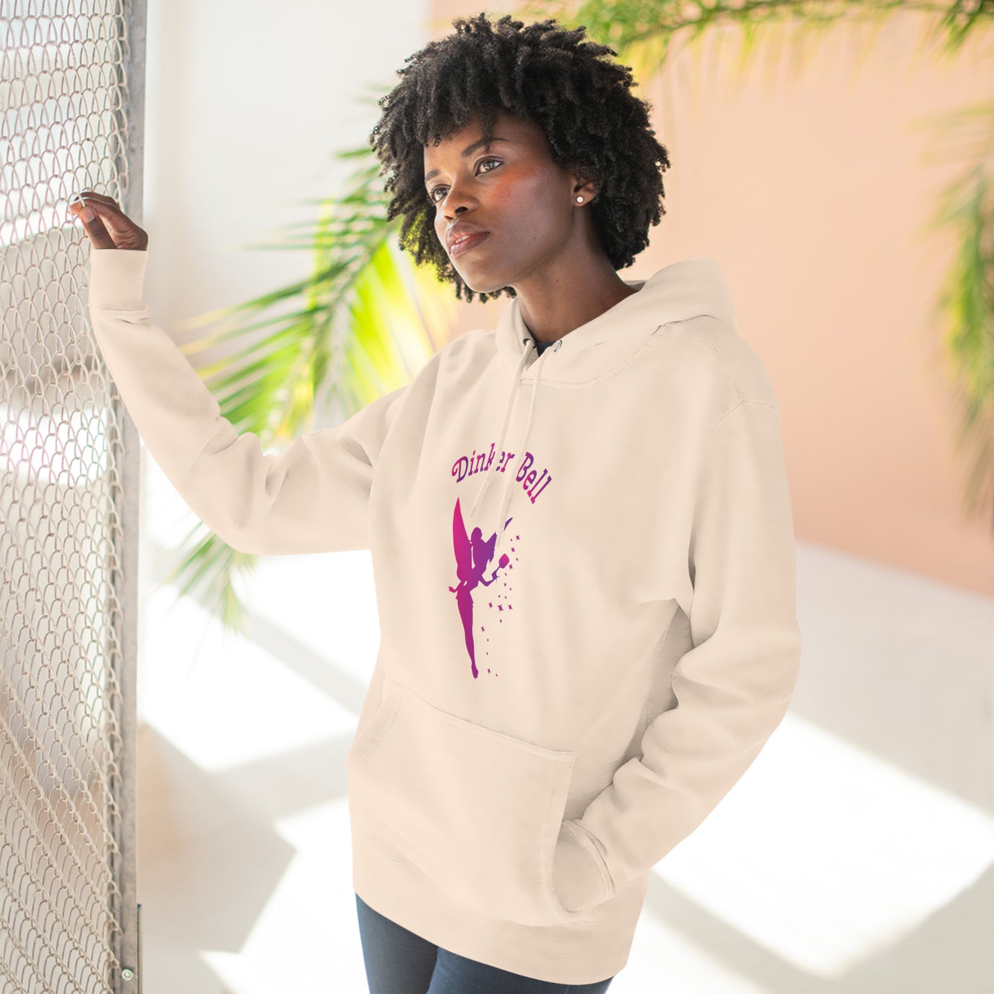 Dinker Bell Super Cute Unisex Premium Pullover Pickleball Hoodie