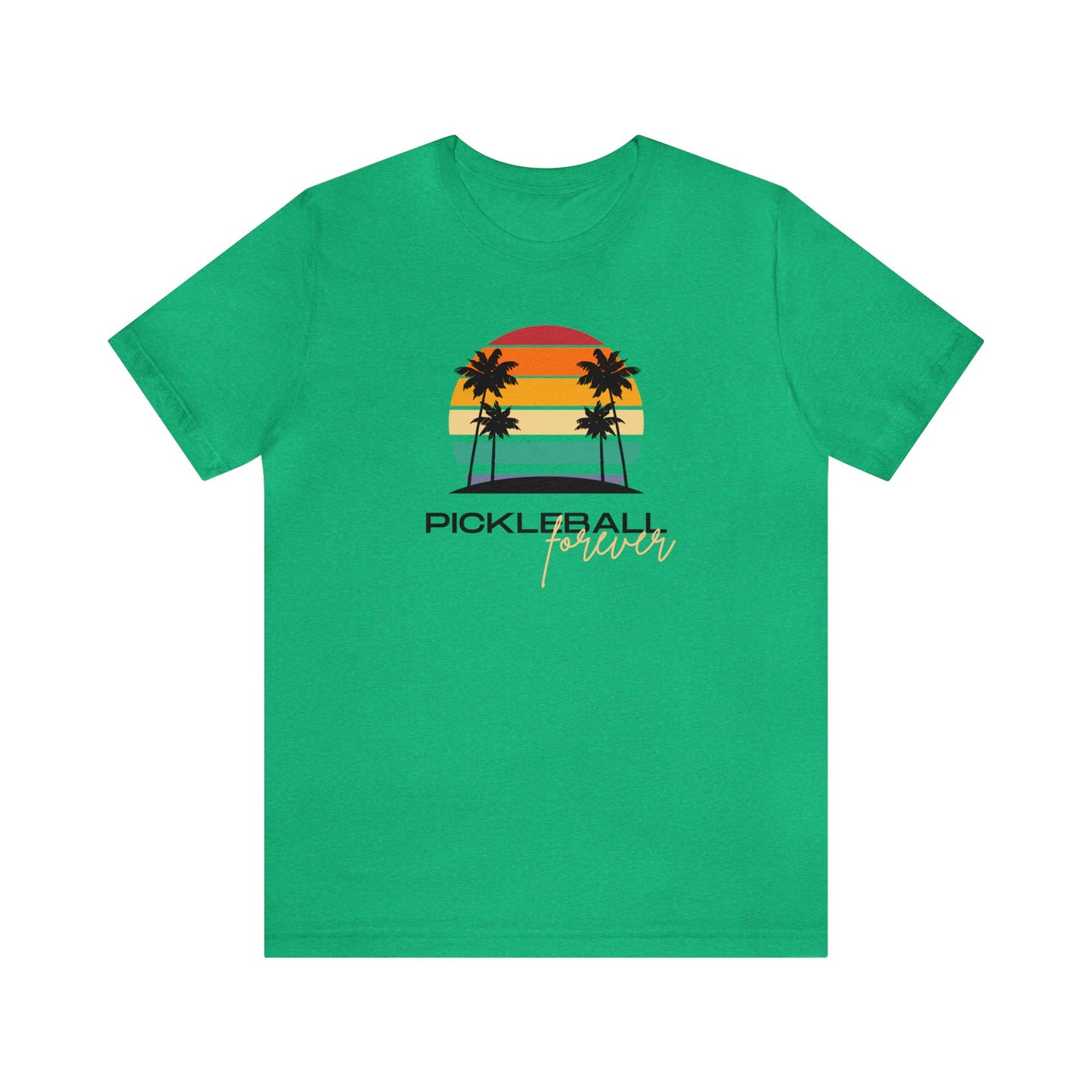 Unisex Pickleball Forever Gorgeous Premium Sunset T-Shirt