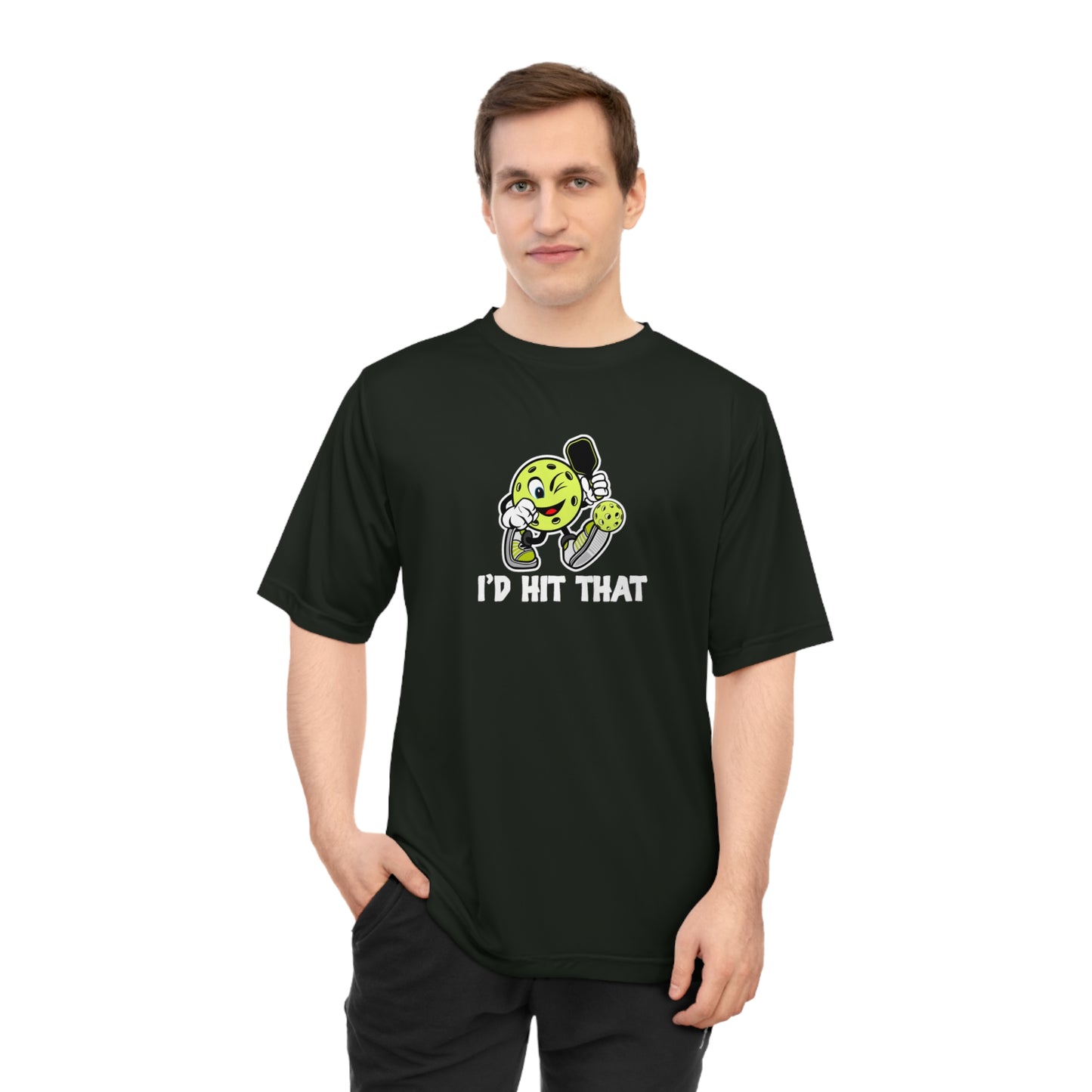 Unisex I'd Hit That Funny Performance Pickleball T-shirt