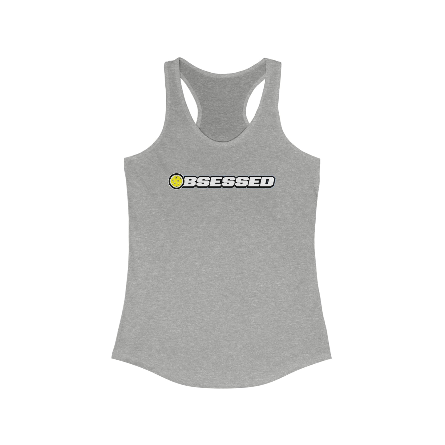 Obsessed With Pickleball Women's Racerback Pickleball Tank Top