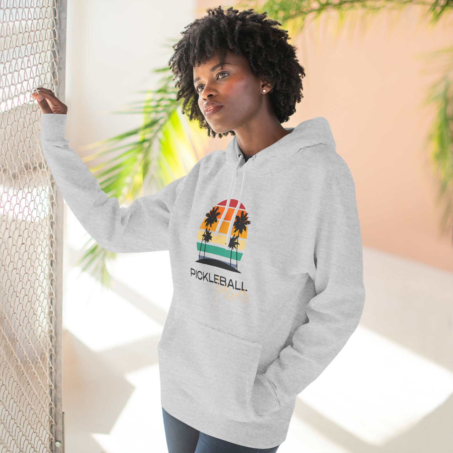 Pickleball Forever Unisex Gorgeous Premium Pullover Hoodie