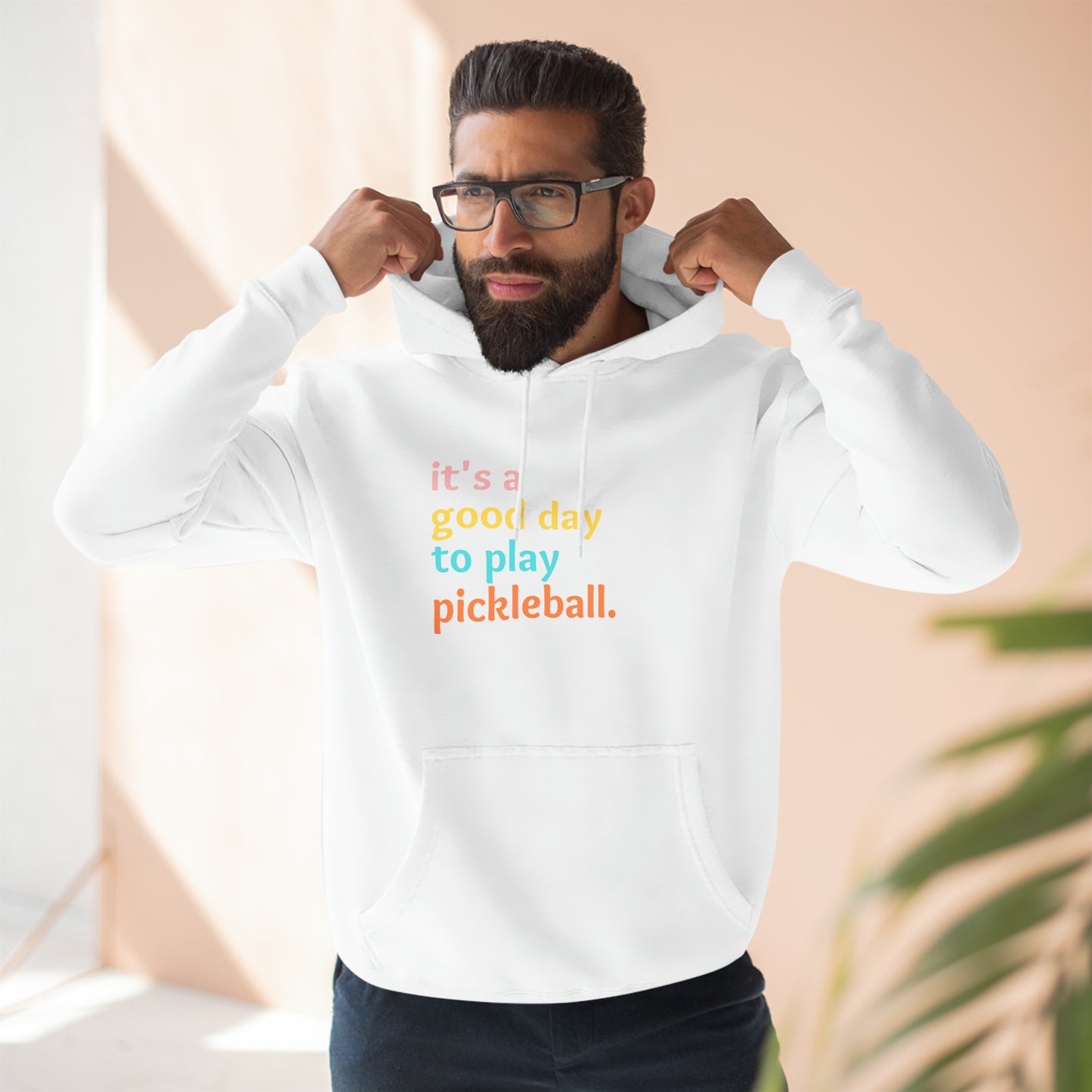 It's A Good Day To Play Pickleball Super Cute Unisex Premium Pullover Hoodie