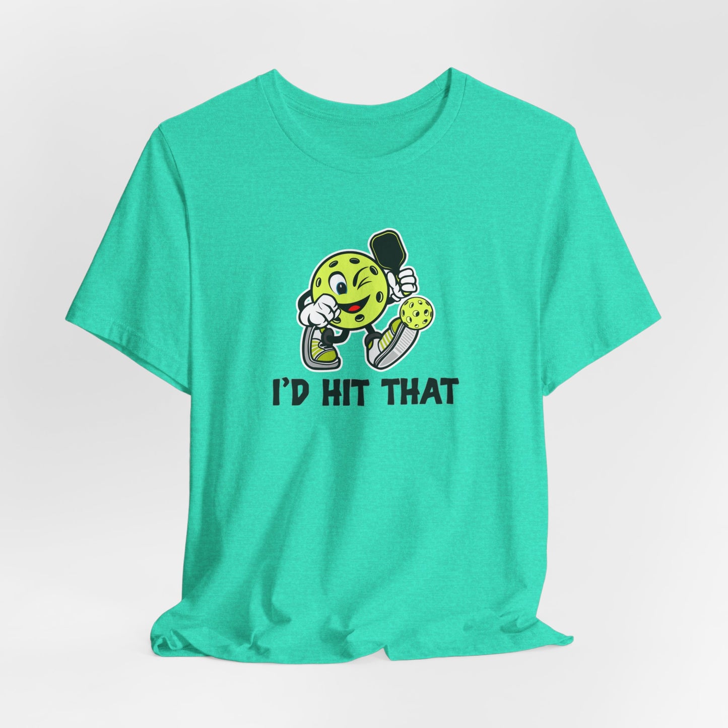Unisex I'd Hit That Funny Pickleball Premium T-Shirt