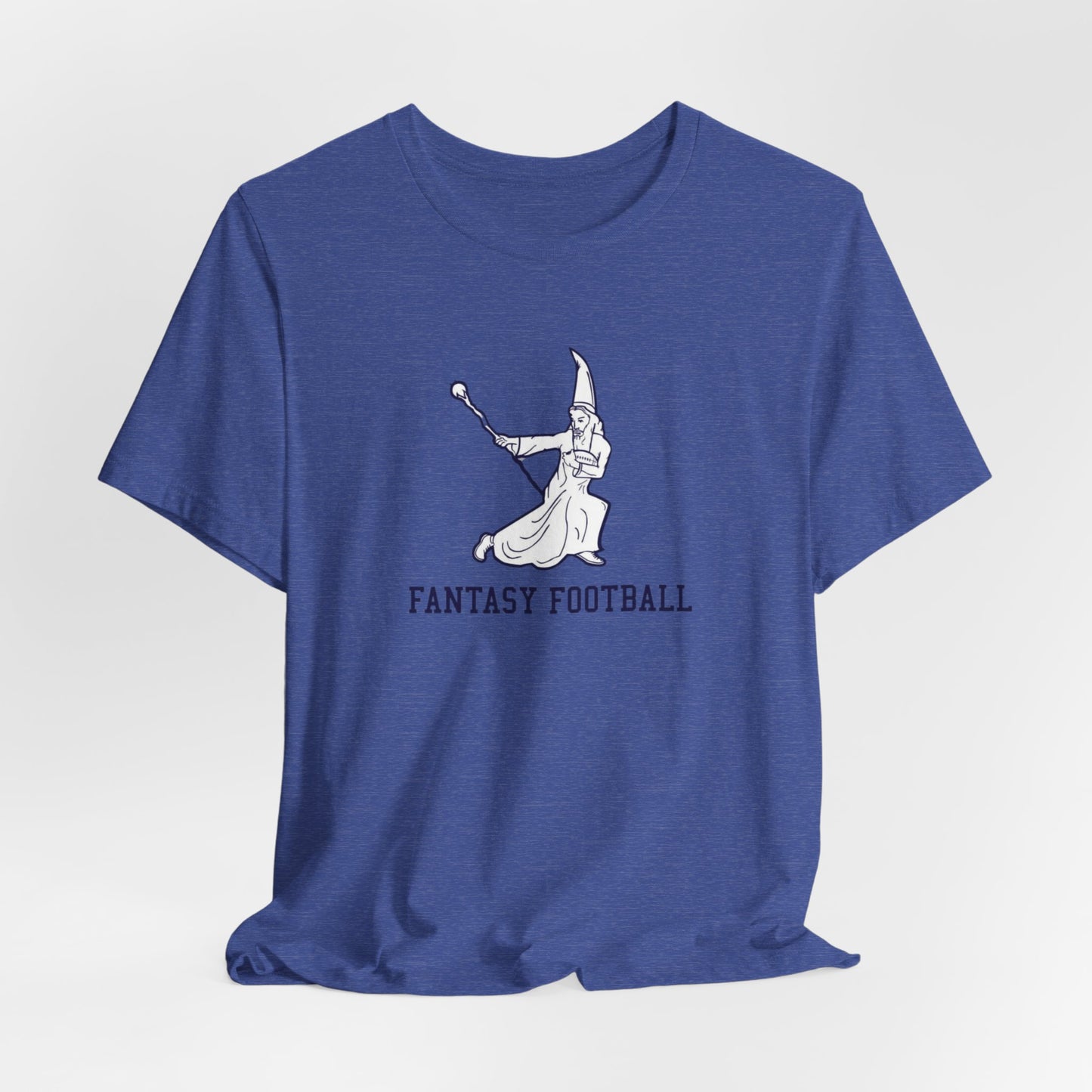 Fantasy Football Wizard Funny Unisex Premium T-Shirt