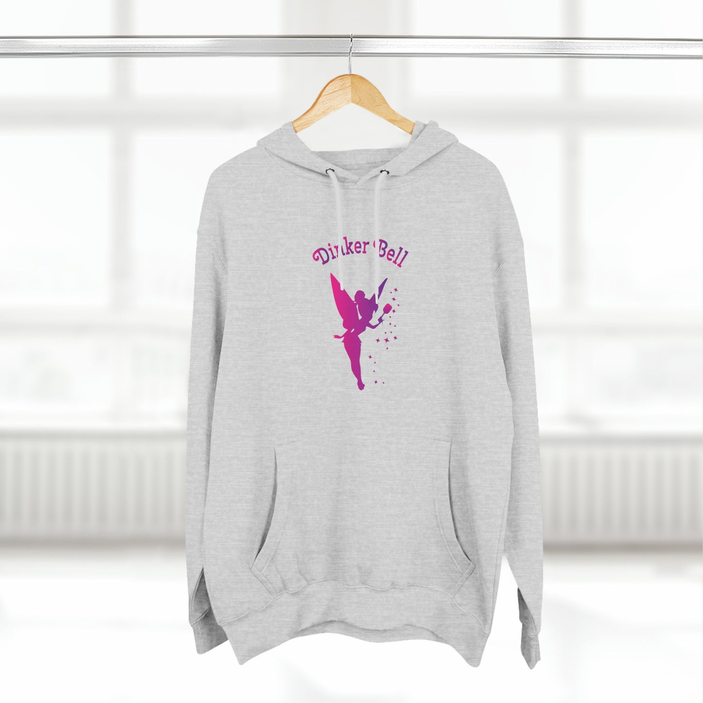 Dinker Bell Super Cute Unisex Premium Pullover Pickleball Hoodie