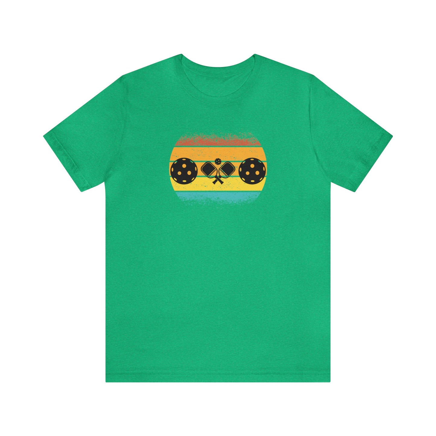 Unisex Tropical Pickleball Sunset Gorgeous Premium T-Shirt