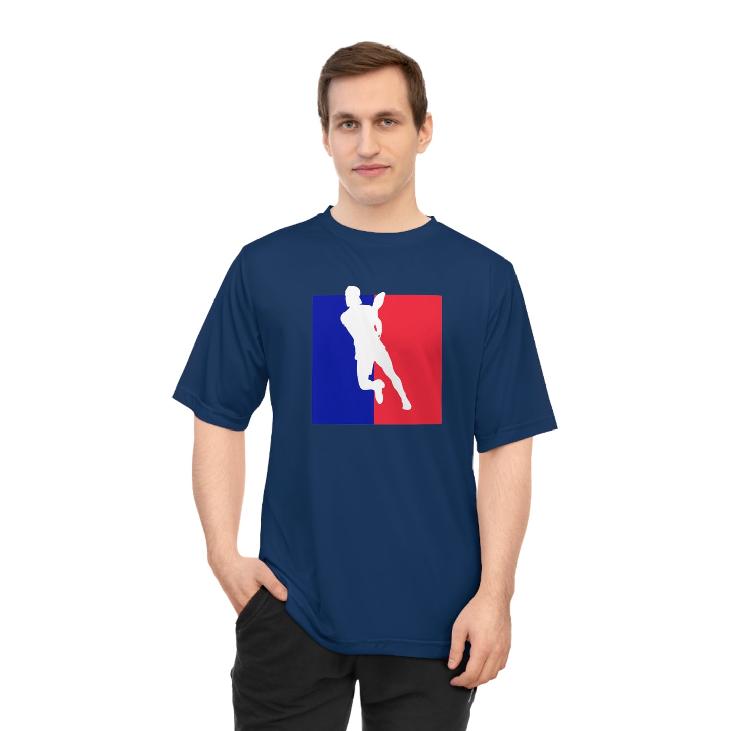 Unisex Pickleball Player Logo Performance T-shirt