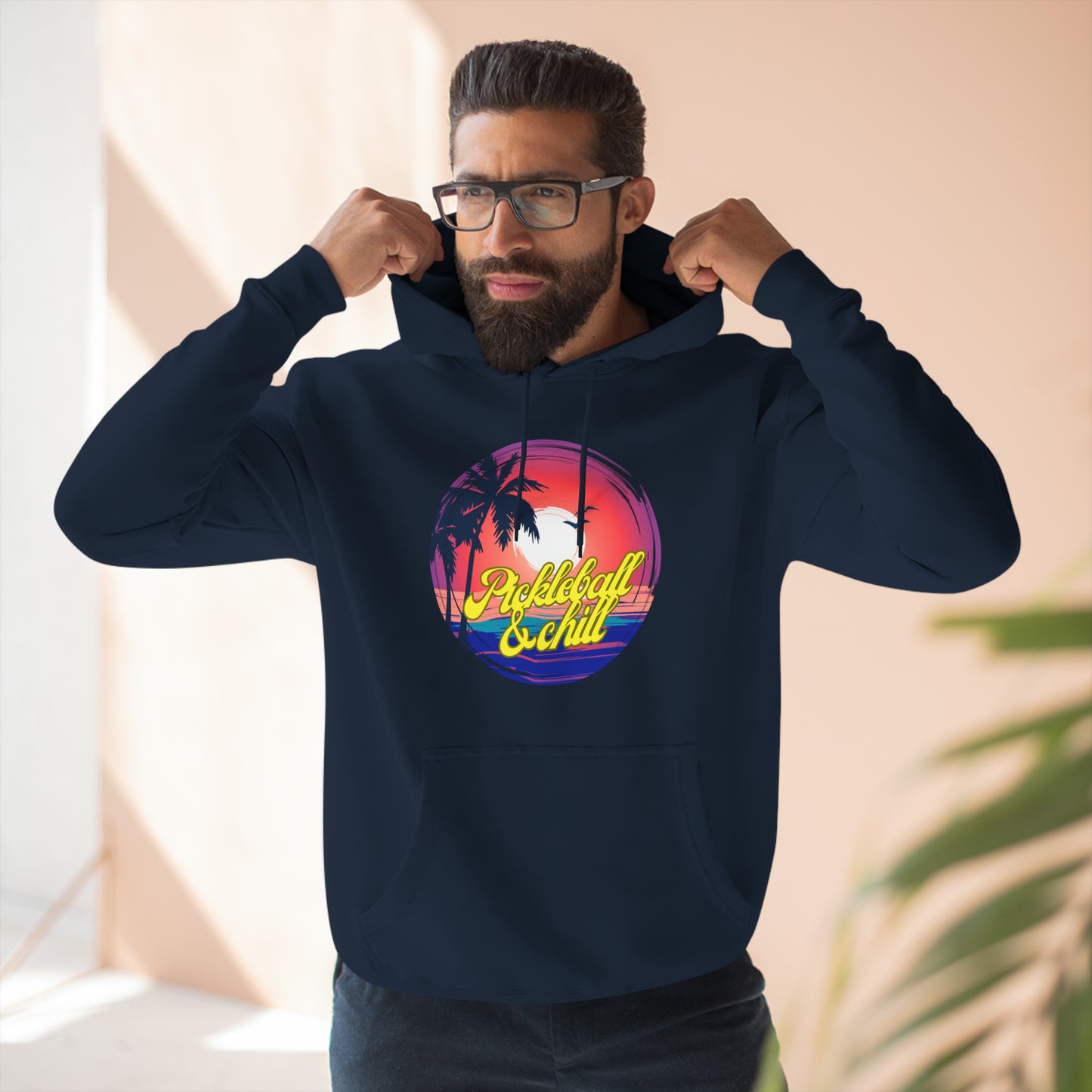 Pickleball & Chill Unisex Premium Pullover Hoodie