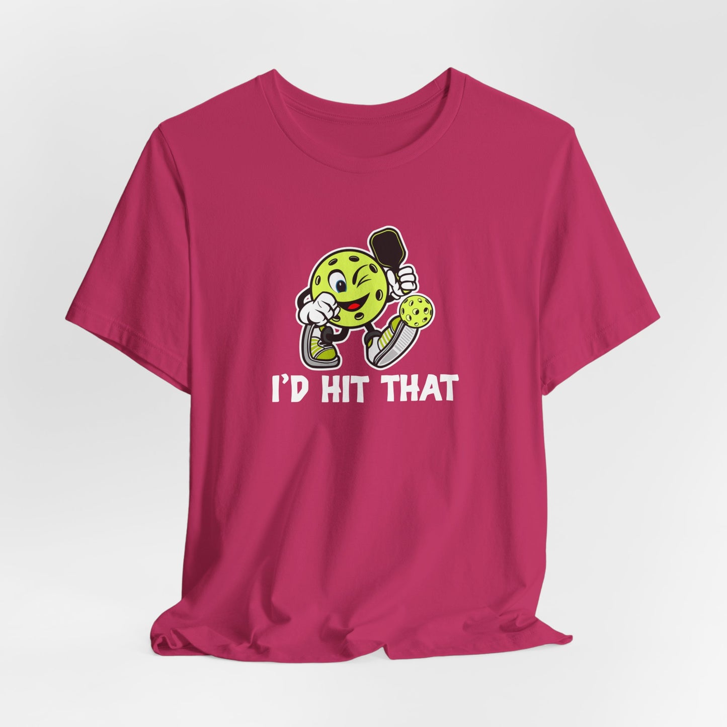 Unisex I'd Hit That Funny Pickleball Premium T-Shirt