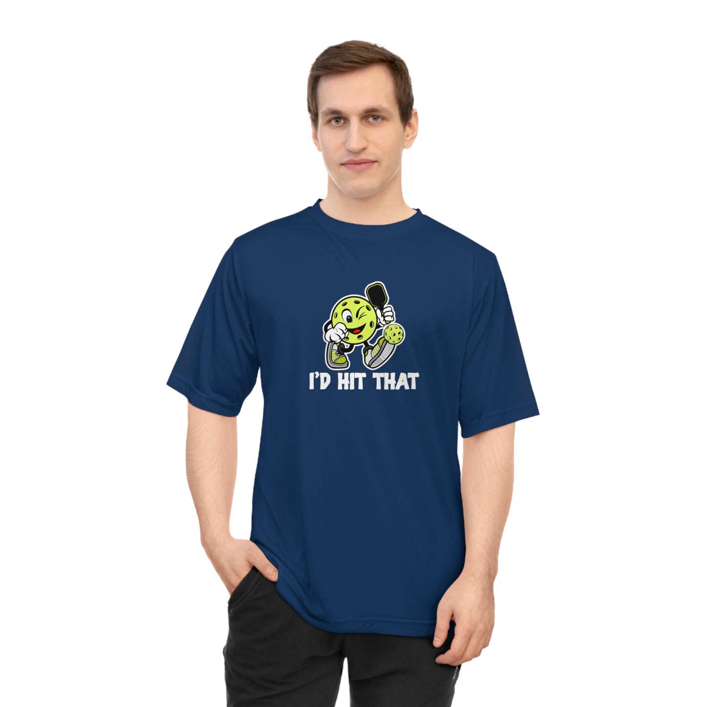 Unisex I'd Hit That Funny Performance Pickleball T-shirt