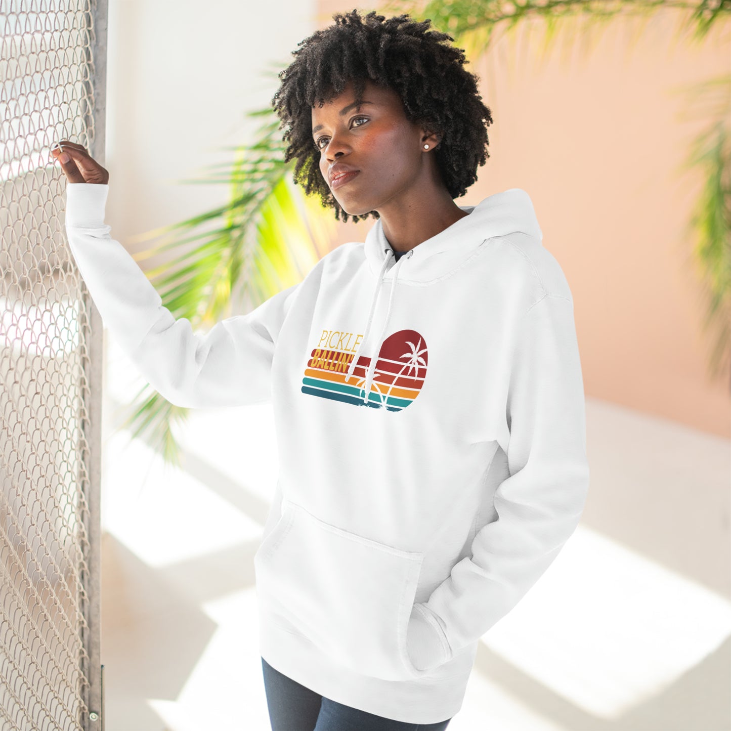 Unisex Pickleballin' Premium Pullover Pickleball Hoodie