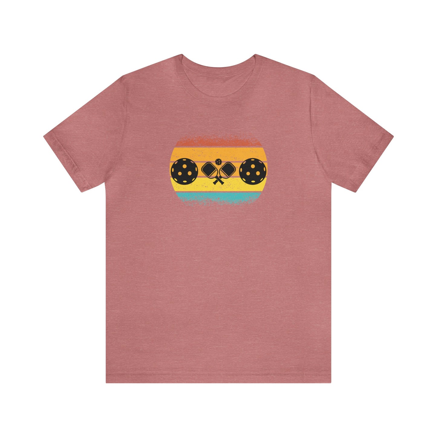 Unisex Tropical Pickleball Sunset Gorgeous Premium T-Shirt