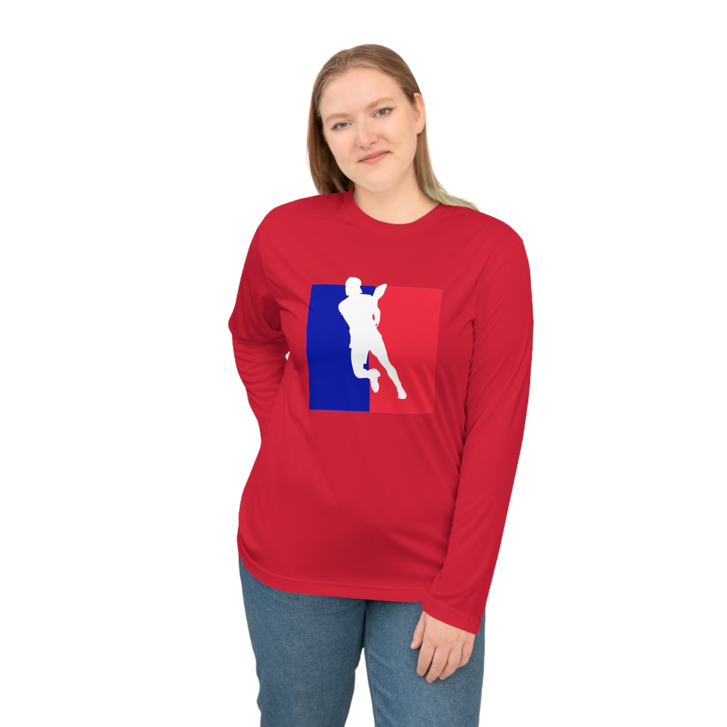 Unisex Pickleball Player Logo Performance Long Sleeve Shirt