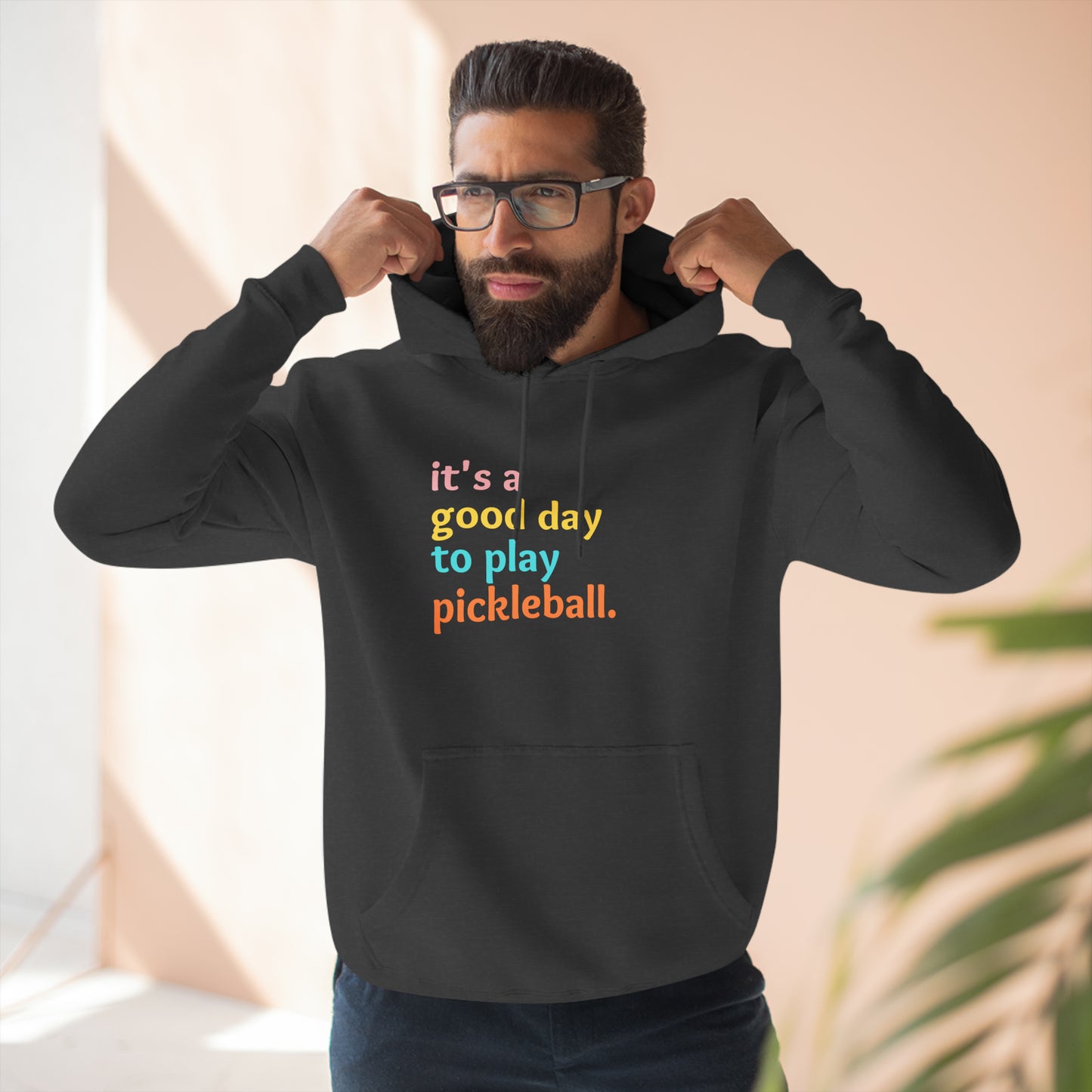 It's A Good Day To Play Pickleball Super Cute Unisex Premium Pullover Hoodie