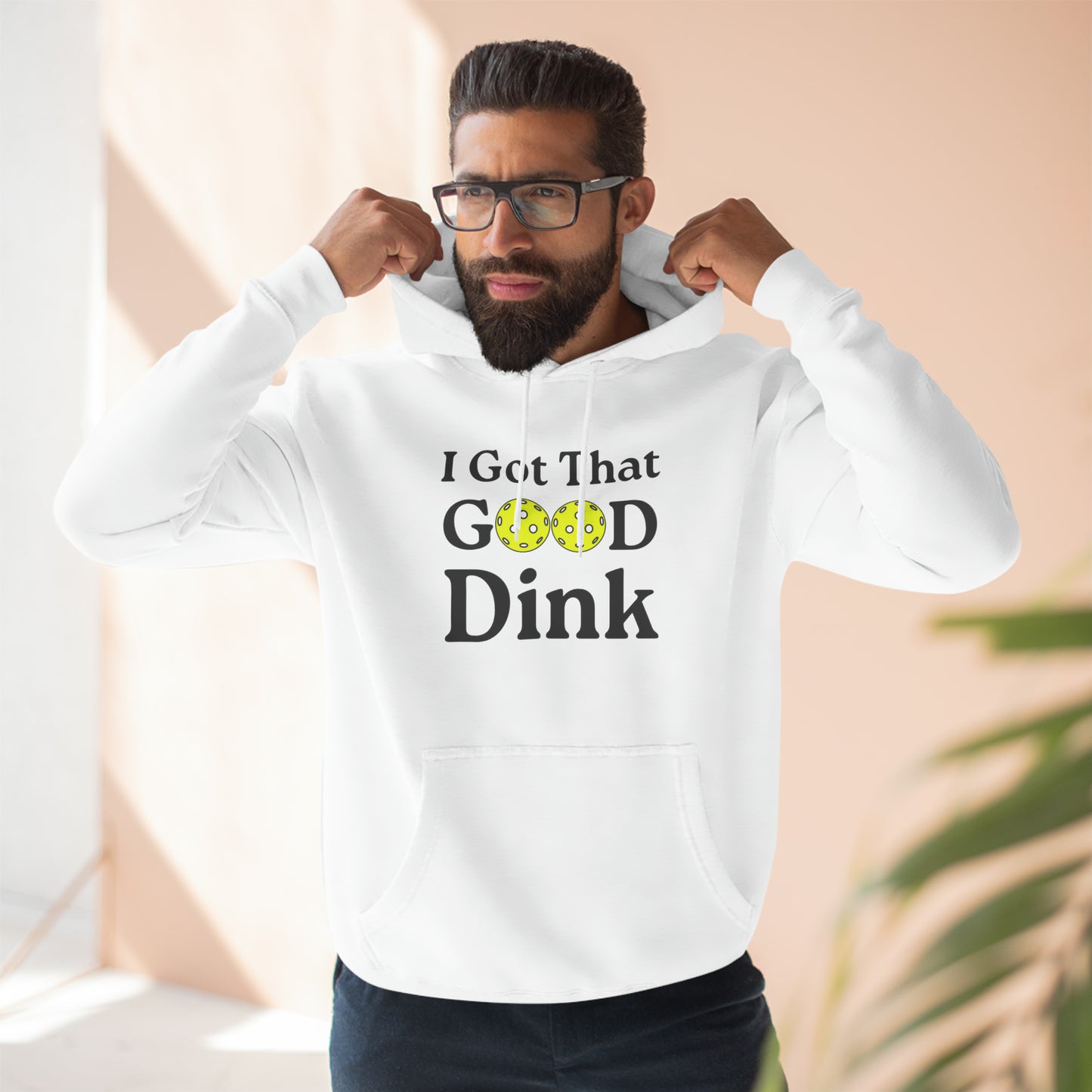 Unisex I Got That Good Dink Funny Premium Pickleball Pullover Hoodie