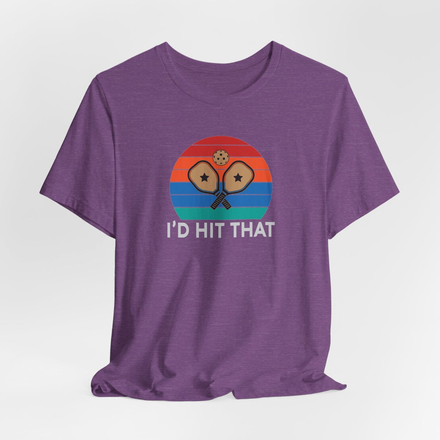 Unisex I'd Hit That Funny Premium Pickleball T-Shirt